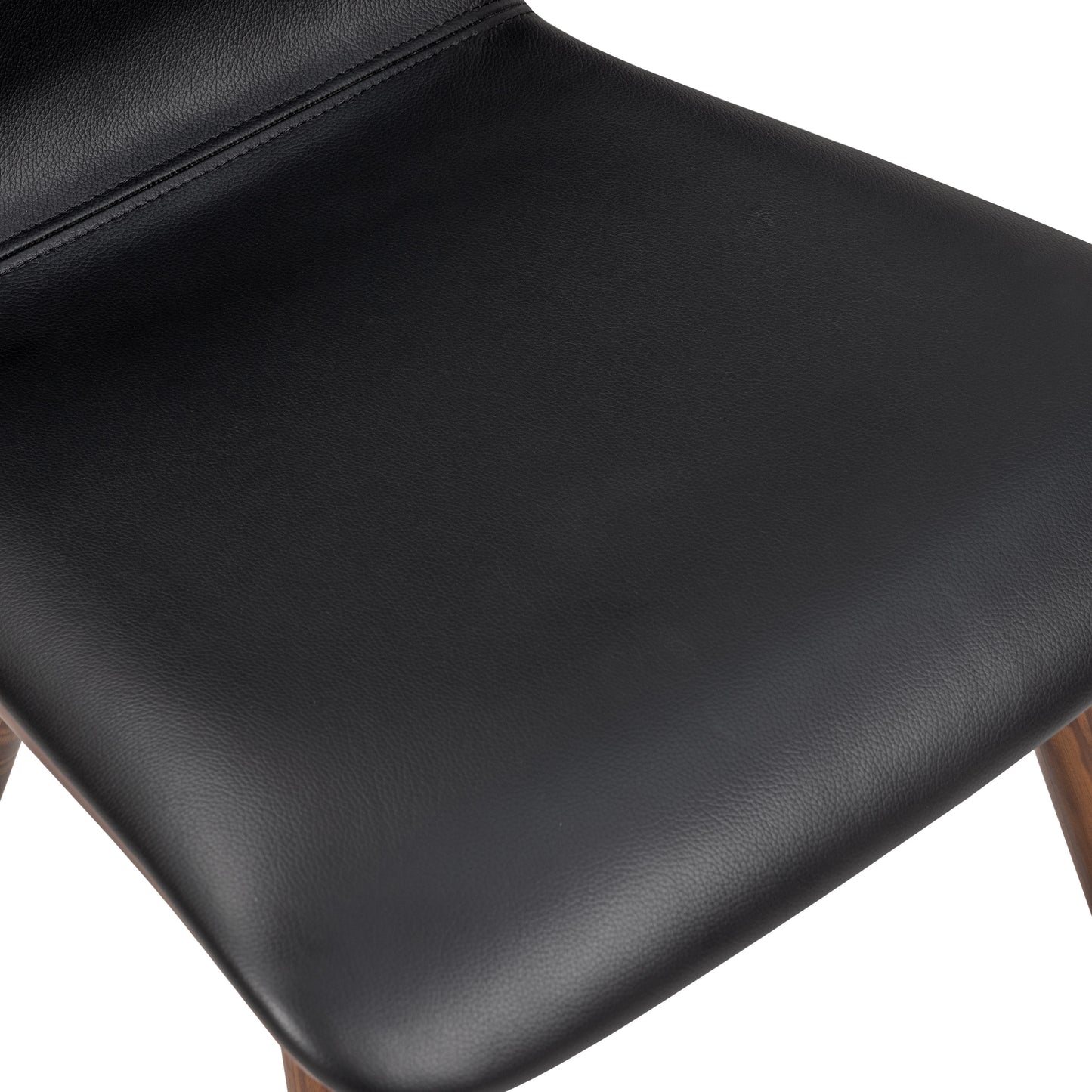 Arlo Leather Dining Chair | Walnut/Black