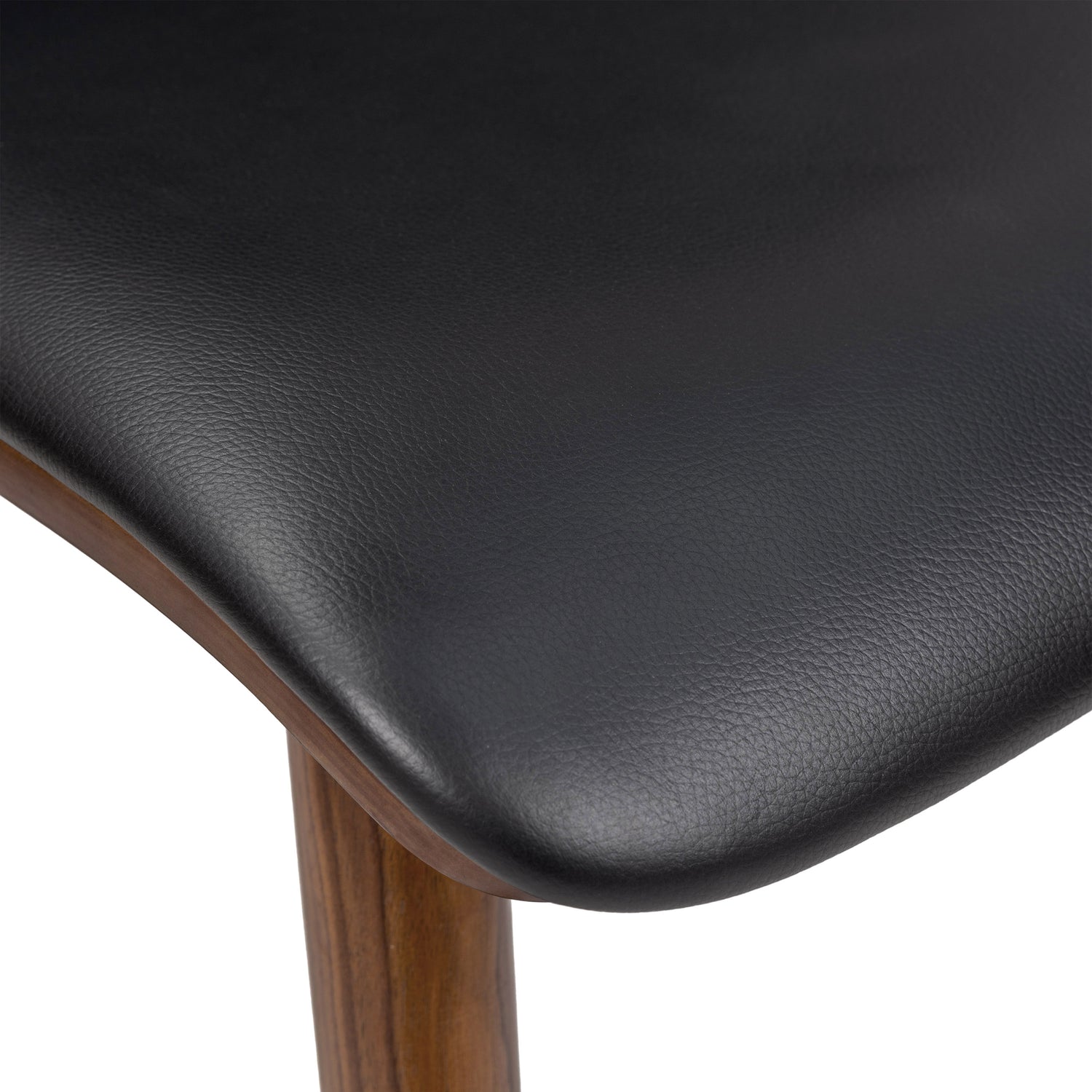 Arlo Leather Dining Chair | Walnut/Black 