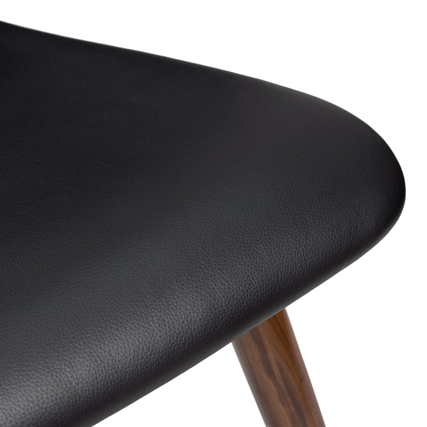 Arlo Leather Dining Chair | Walnut/Black