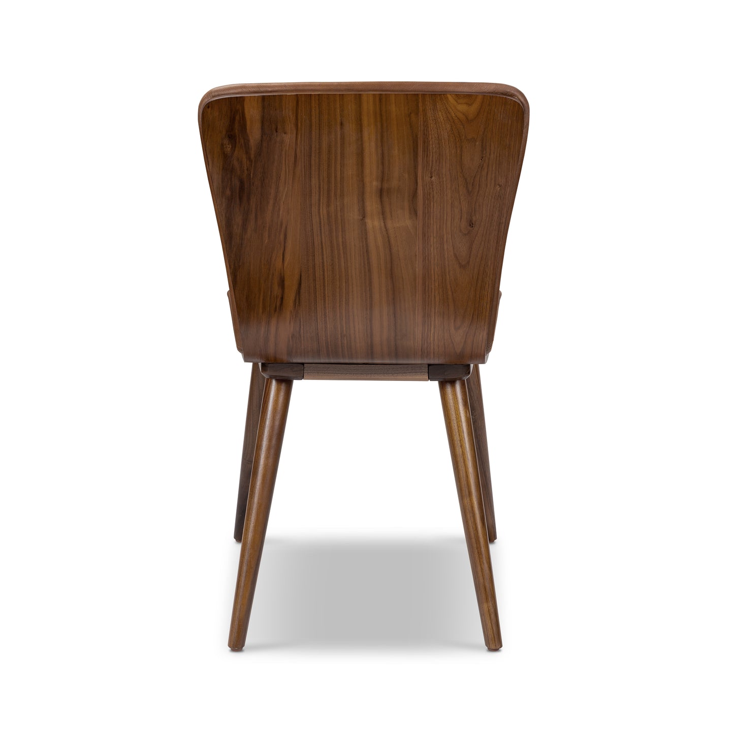 Arlo Leather Dining Chair | Walnut/Brown
