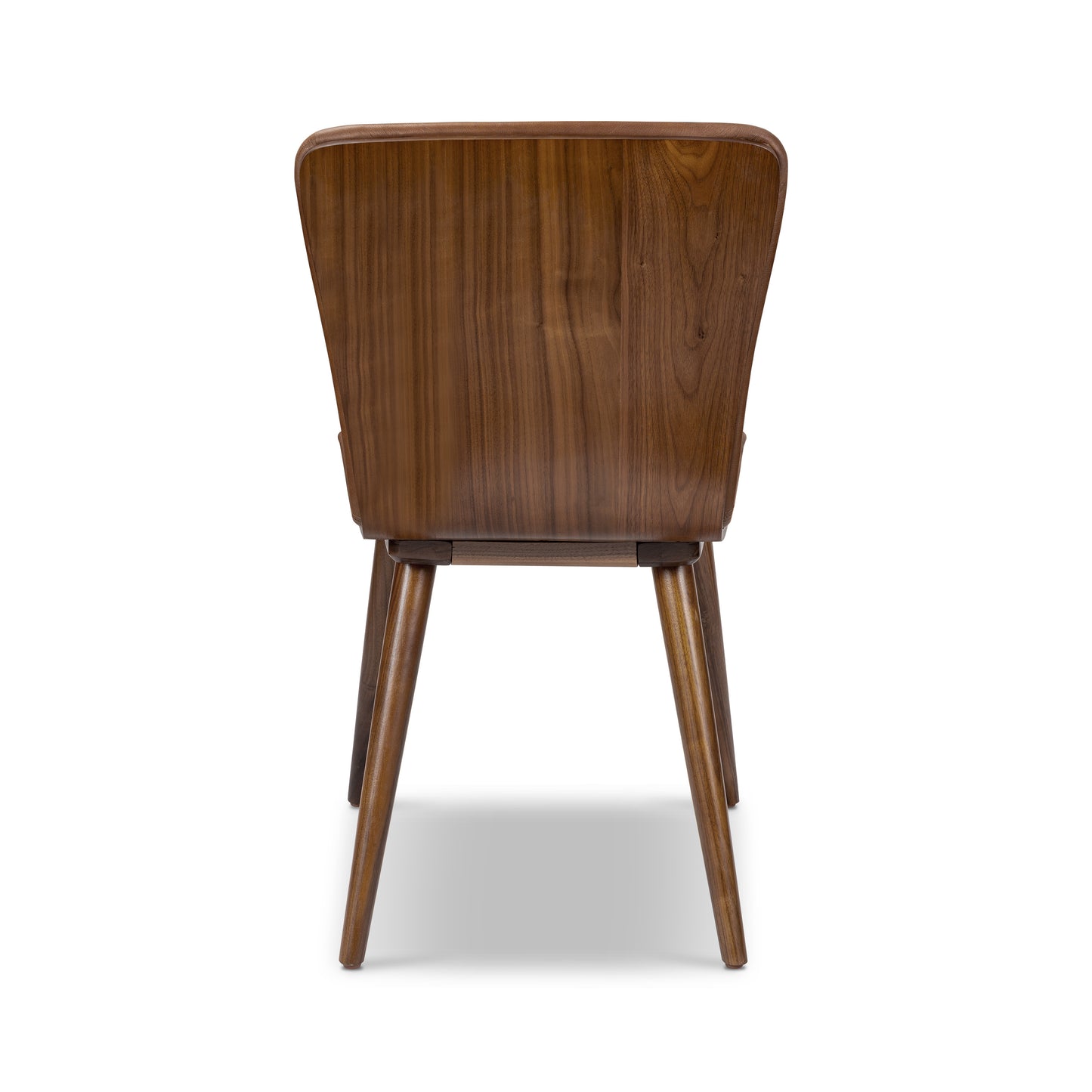Arlo Leather Dining Chair | Walnut/Brown