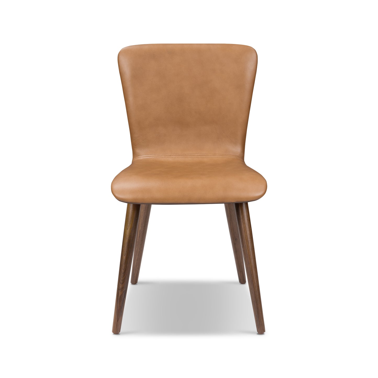 Arlo Leather Dining Chair | Walnut/Tan