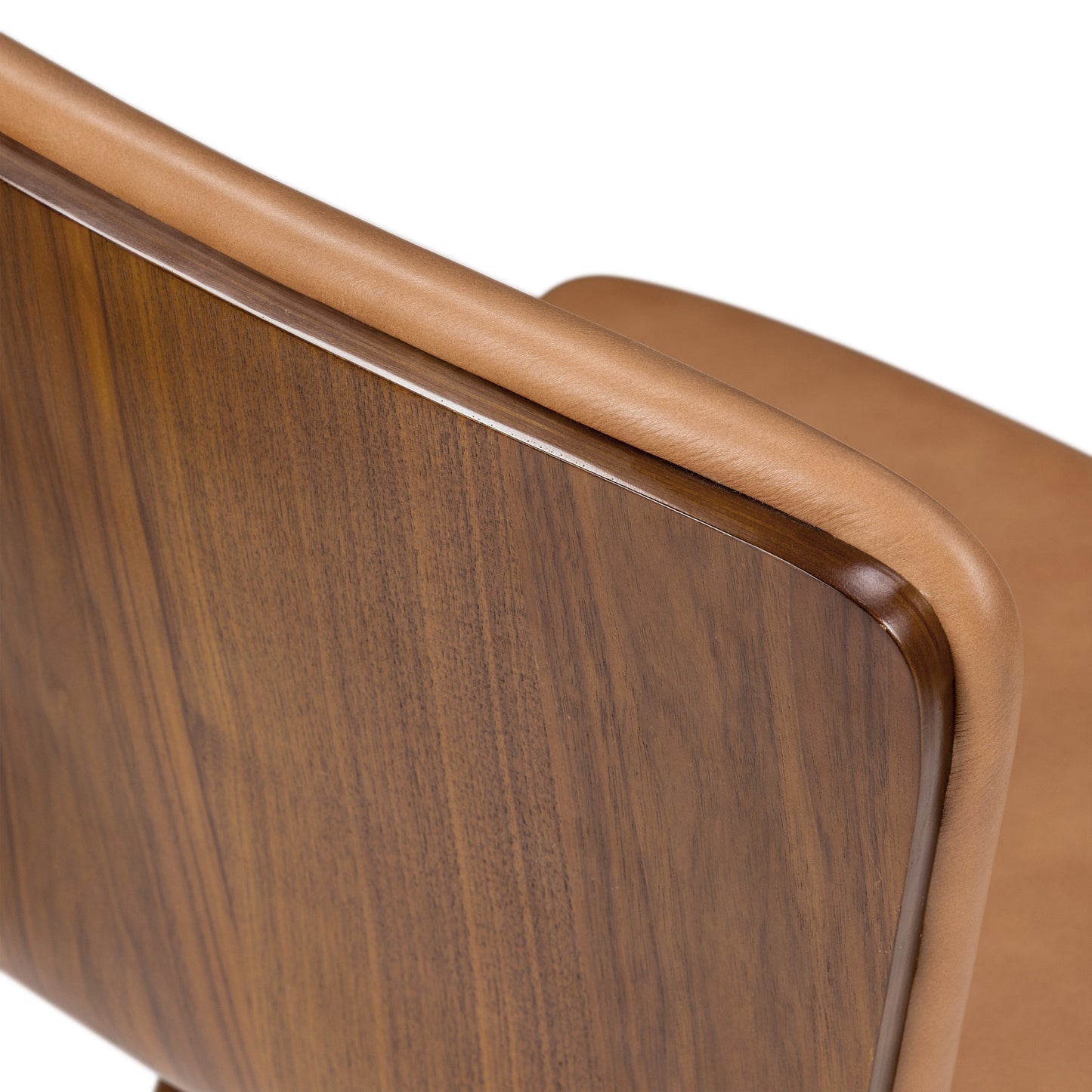 Arlo Leather Dining Chair | Walnut/Tan