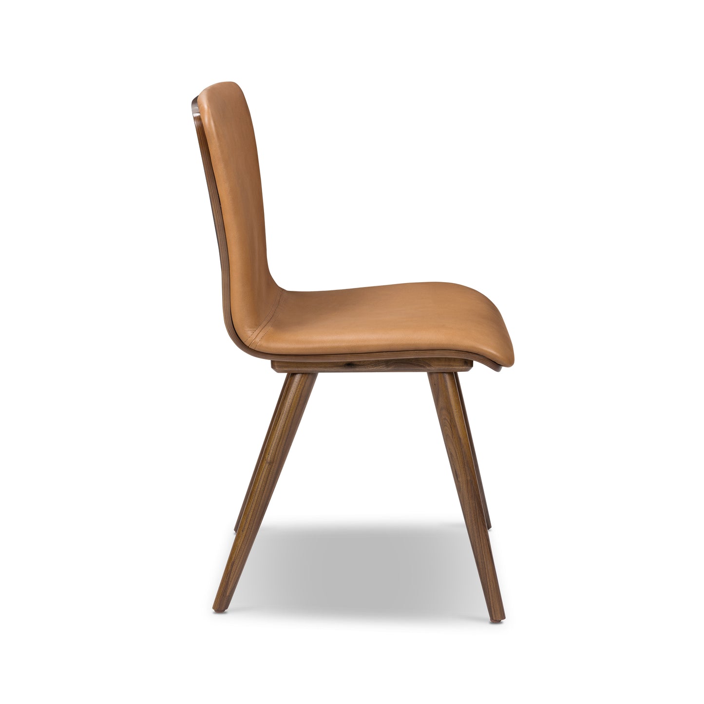 Arlo Leather Dining Chair | Walnut/Tan