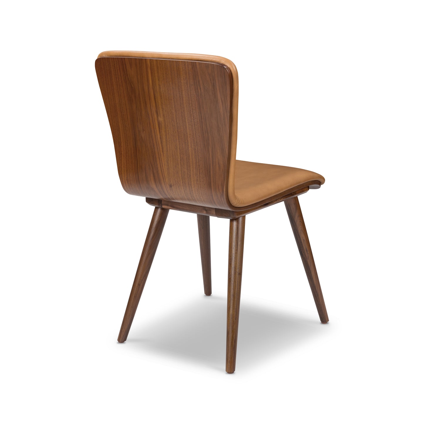 Arlo Leather Dining Chair | Walnut/Tan