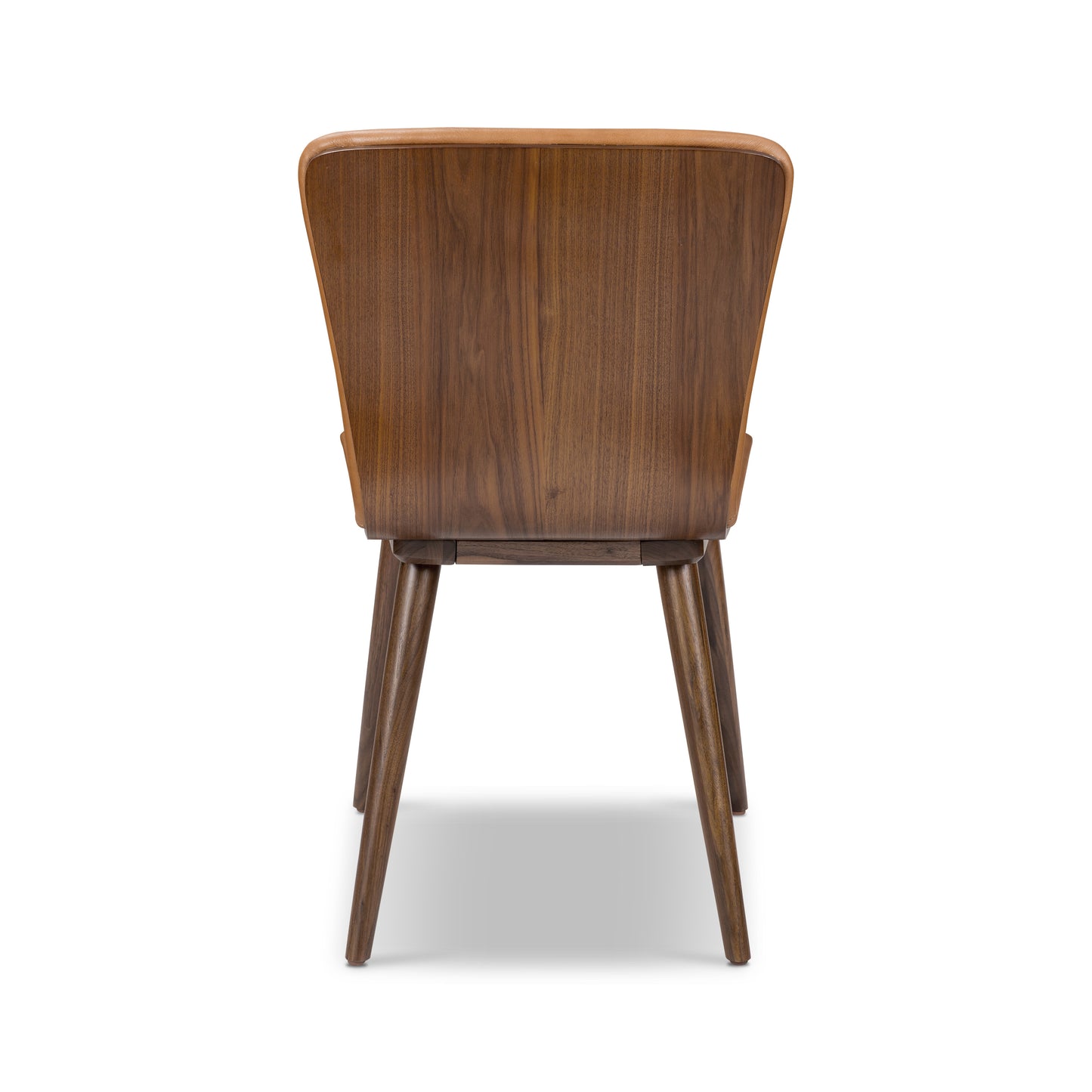 Arlo Leather Dining Chair | Walnut/Tan