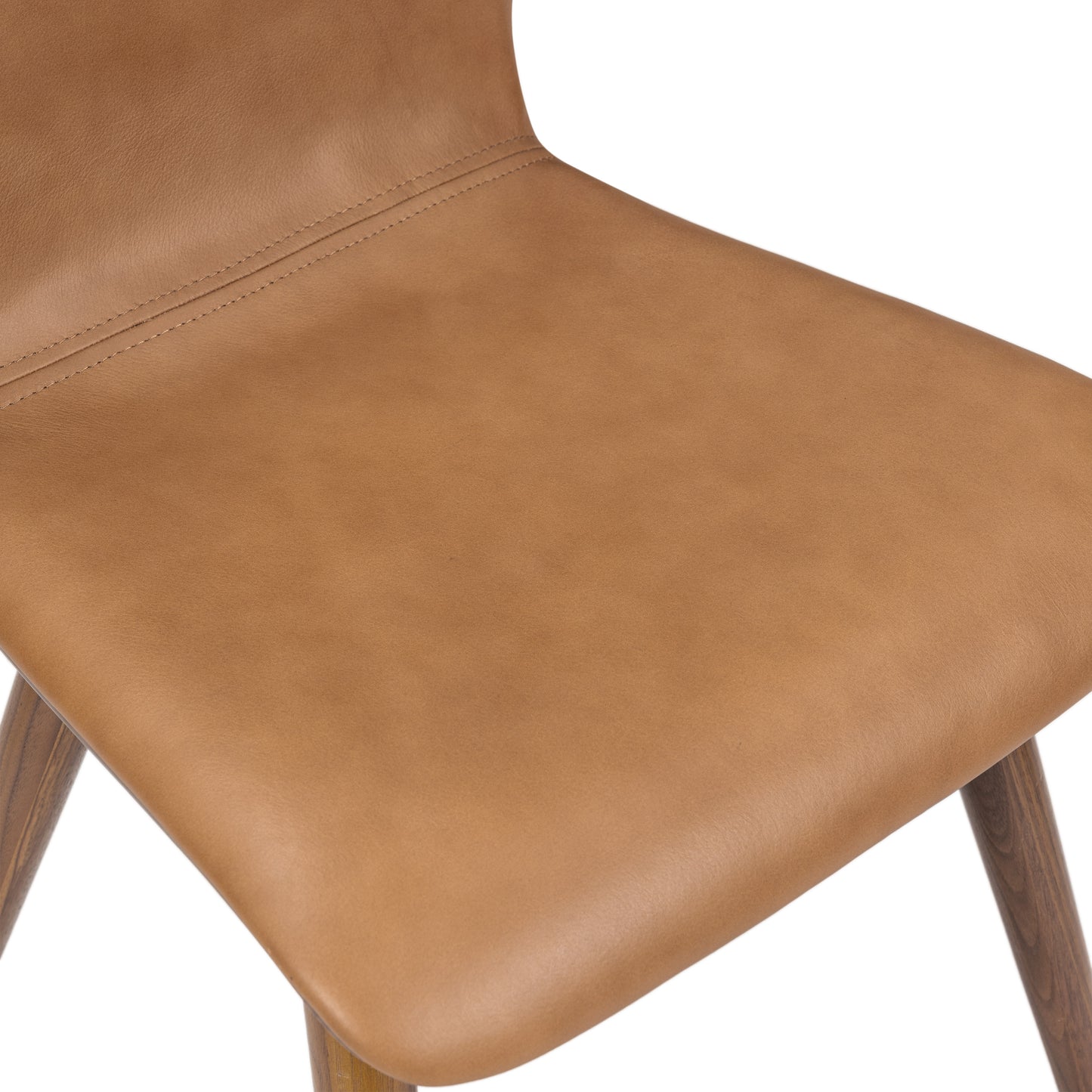 Arlo Leather Dining Chair | Walnut/Tan