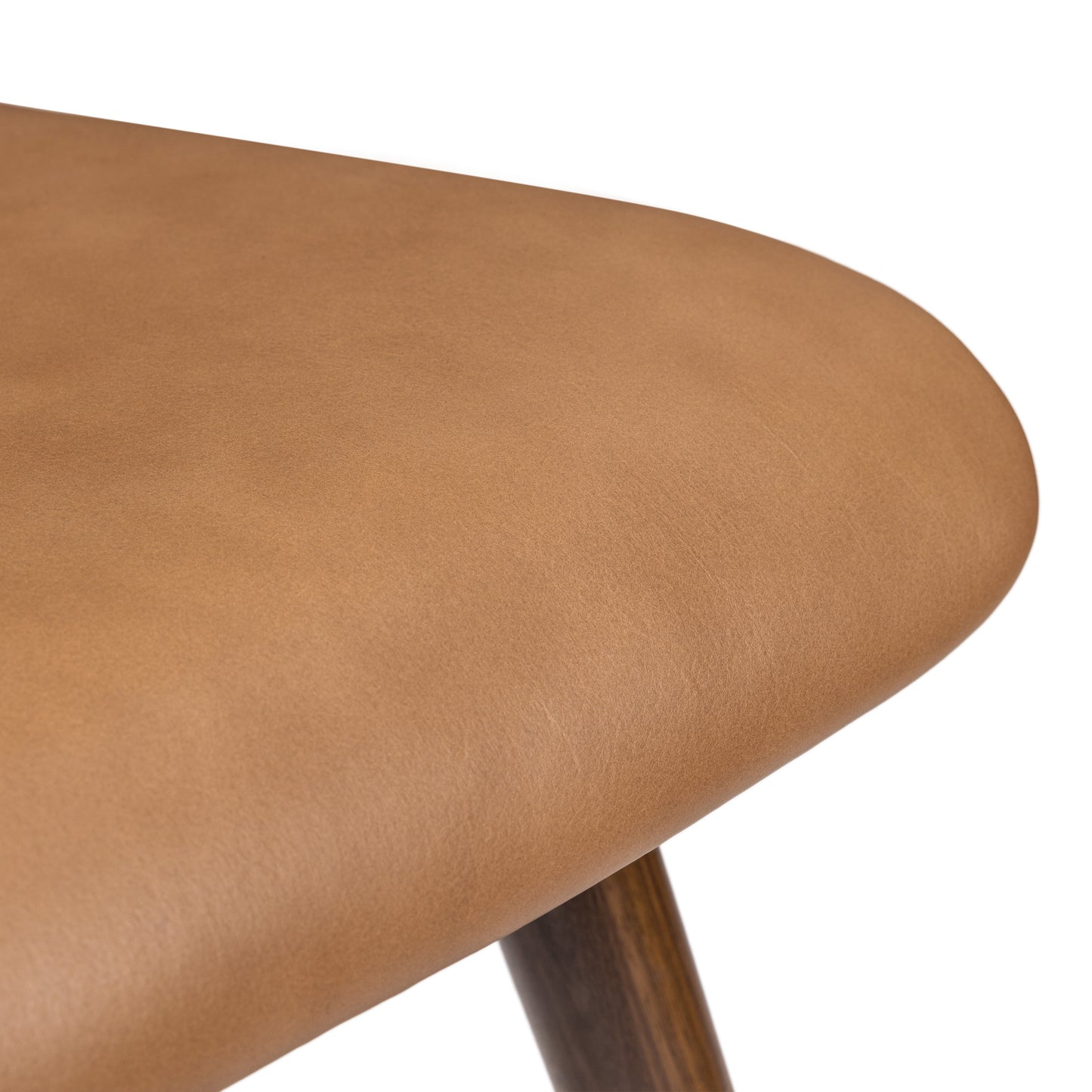 Arlo Leather Dining Chair | Walnut/Tan