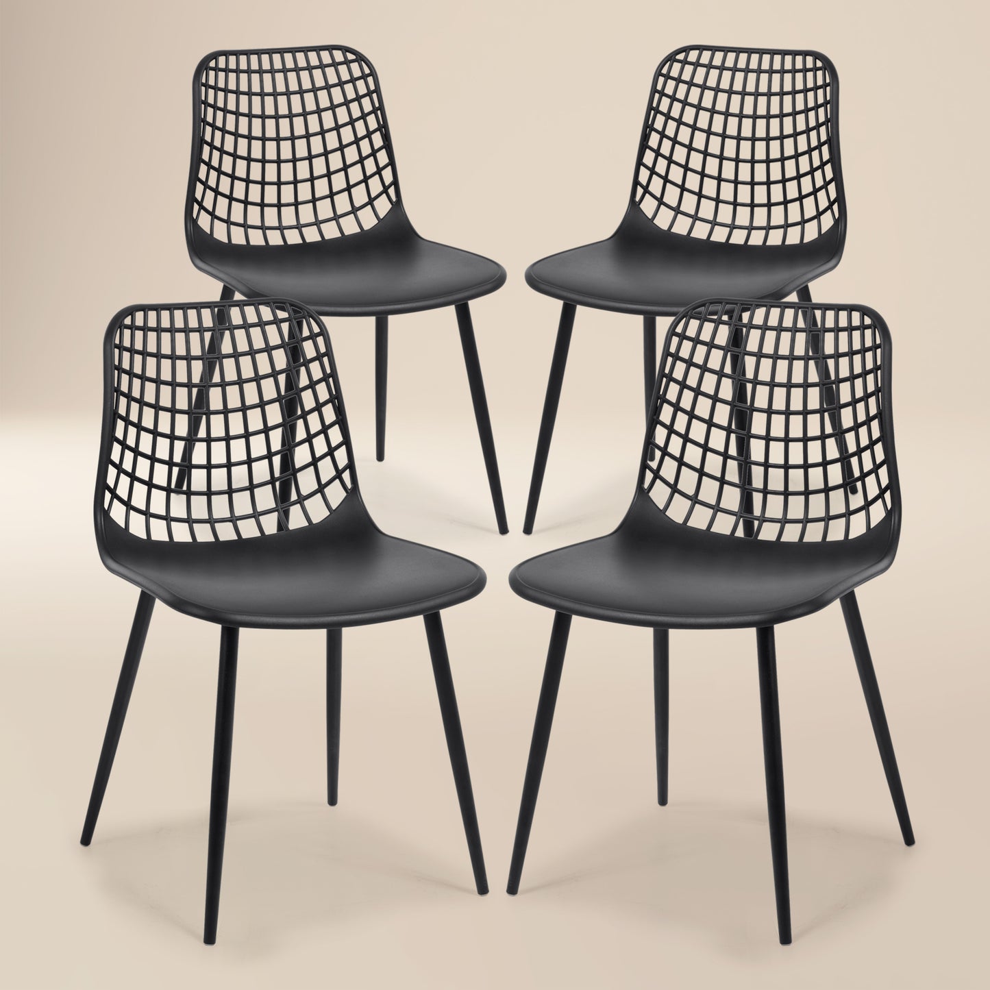 Marais Dining Chair | Black | Set of 4