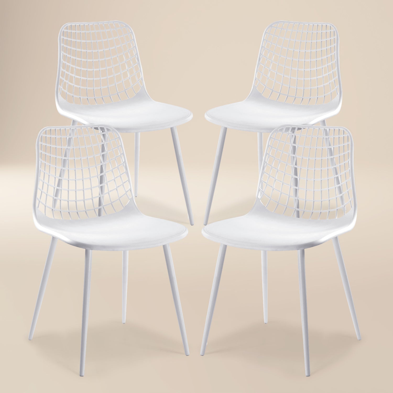 Marais Dining Chair | White | Set of 4 