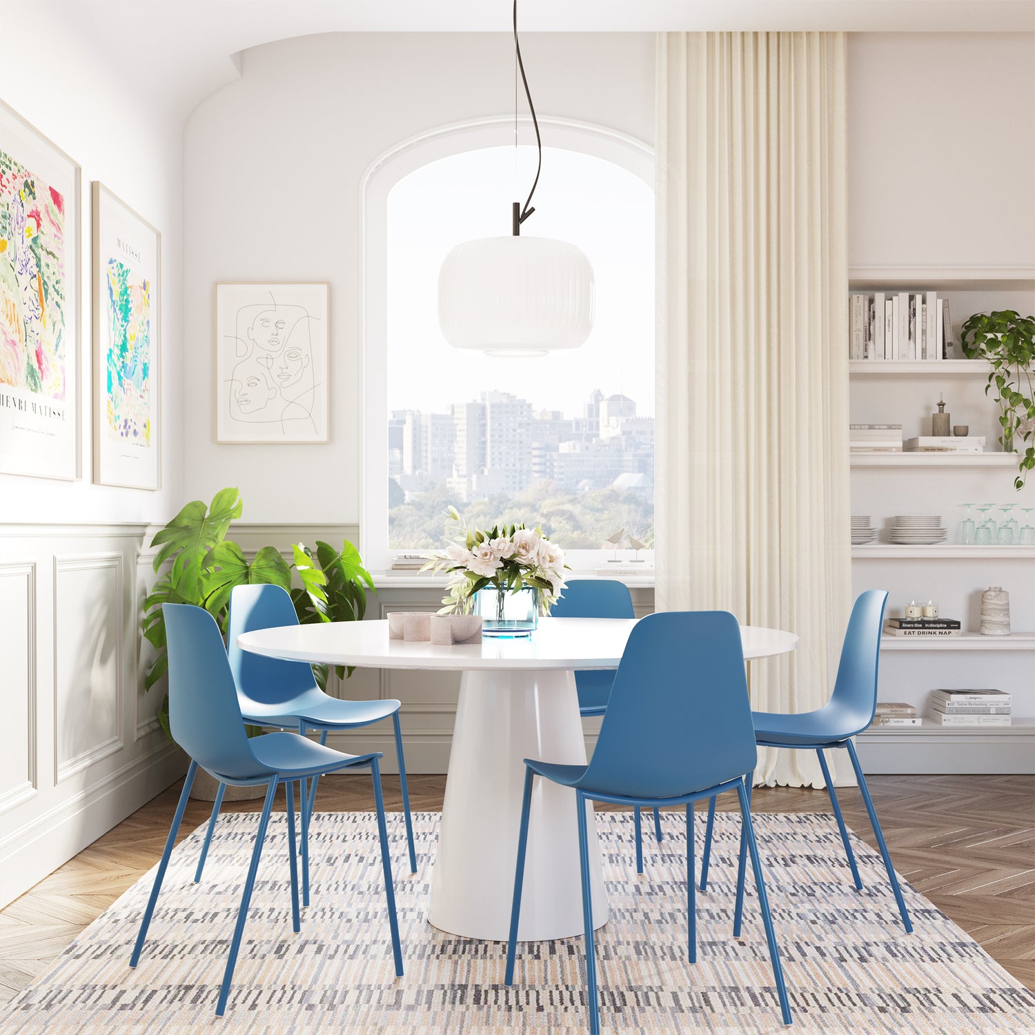 Isla Dining Chair | Lago Blue | Set of 4 