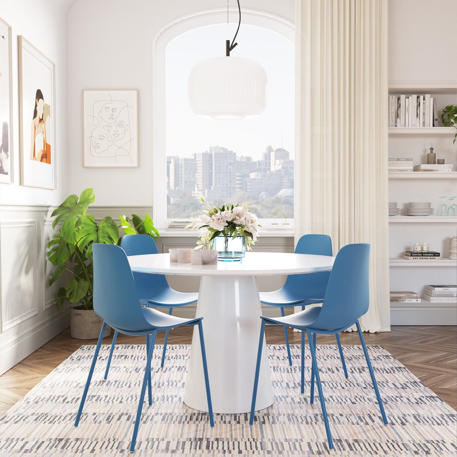 Isla Dining Chair | Lago Blue | Set of 4 