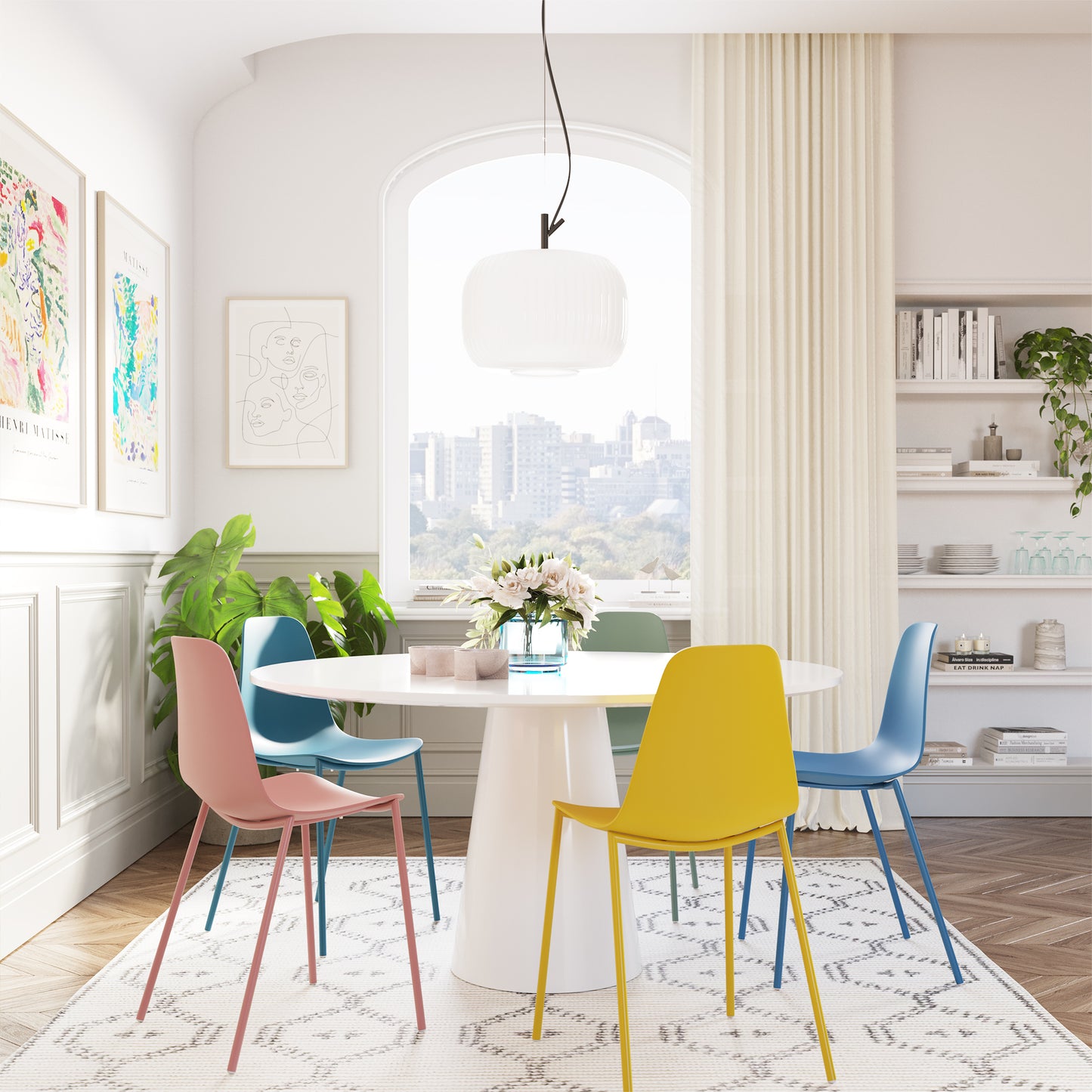 Isla Dining Chair | Lago Blue | Set of 4