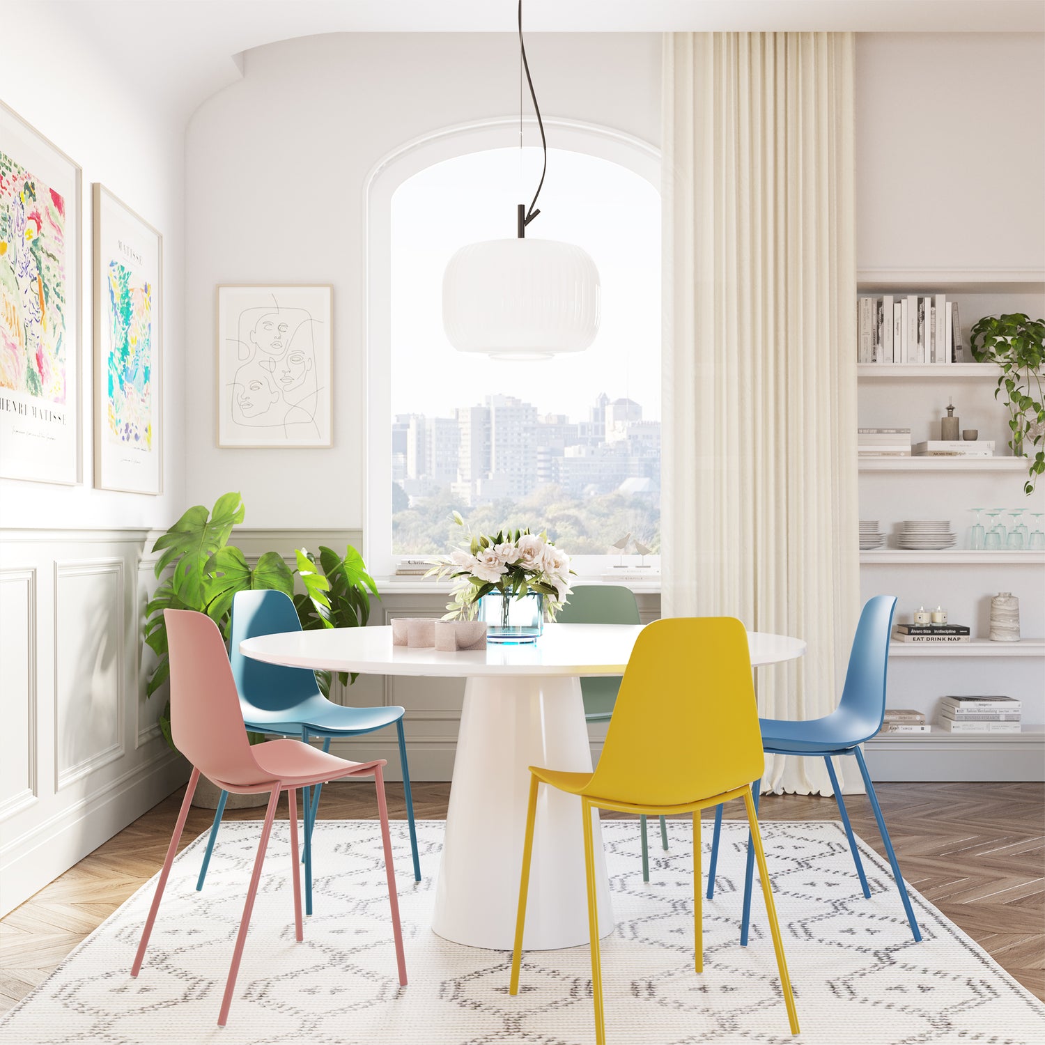 Isla Dining Chair | Lago Blue | Set of 4 