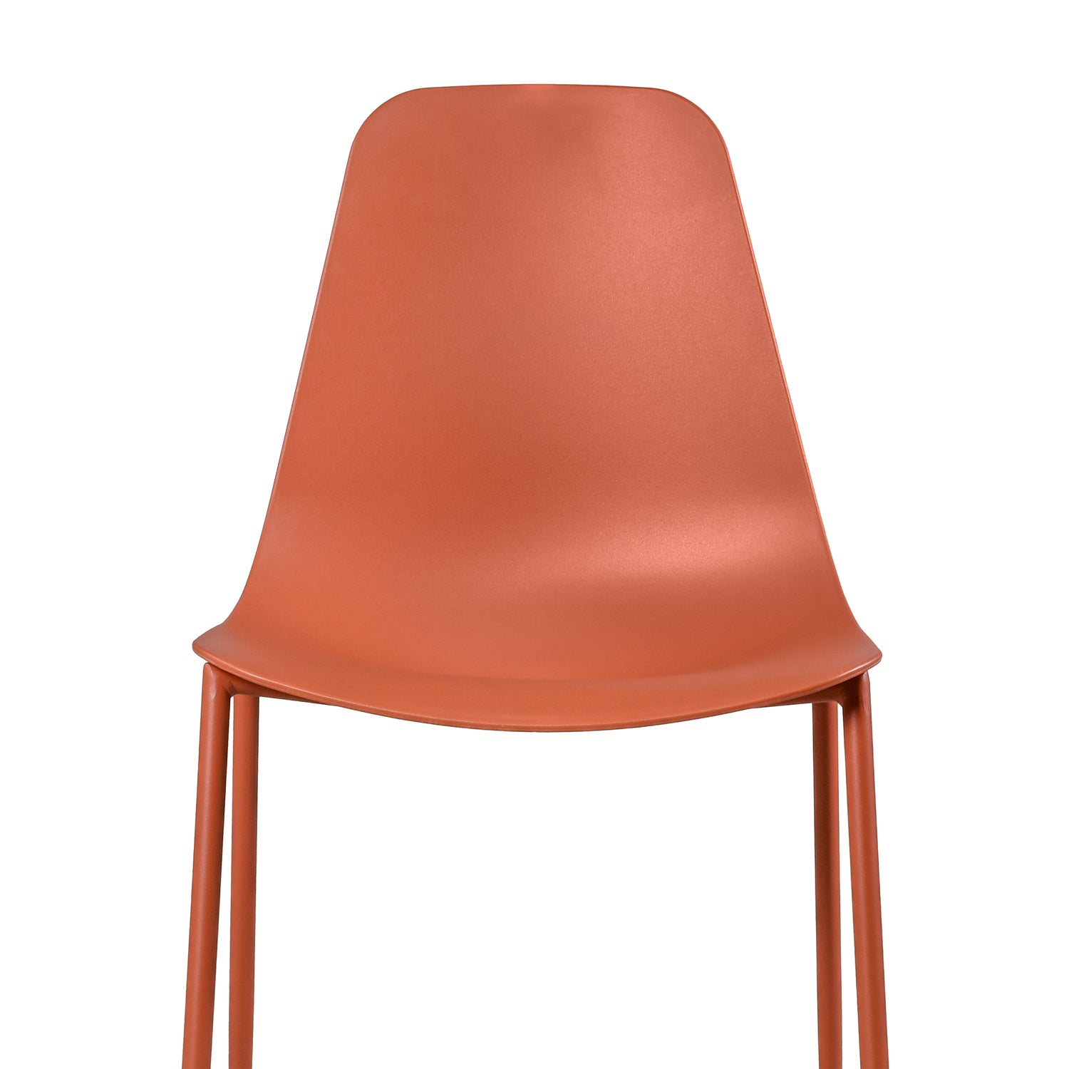 Isla Dining Chair | Coral Red | Set of 4 