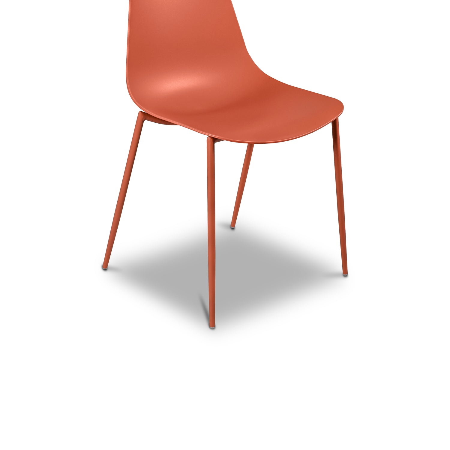 Isla Dining Chair | Coral Red | Set of 4 