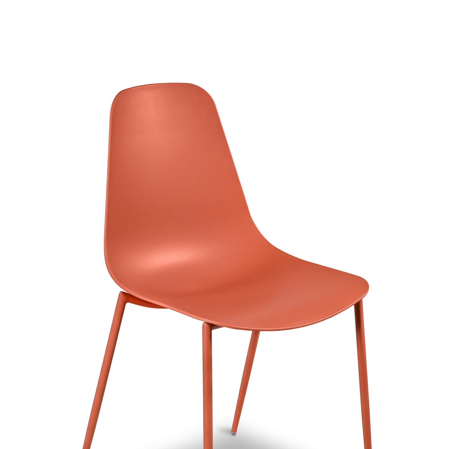 Isla Dining Chair | Coral Red | Set of 4