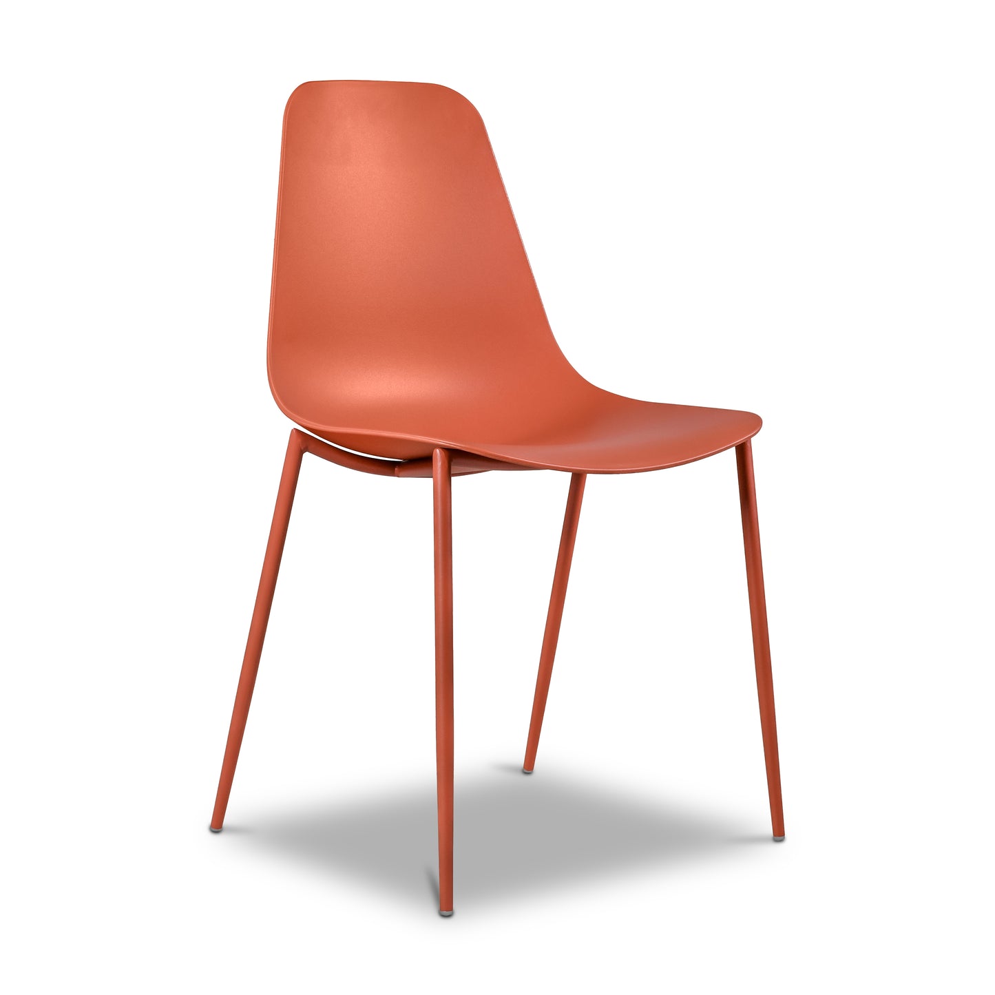 Isla Dining Chair | Coral Red | Set of 4