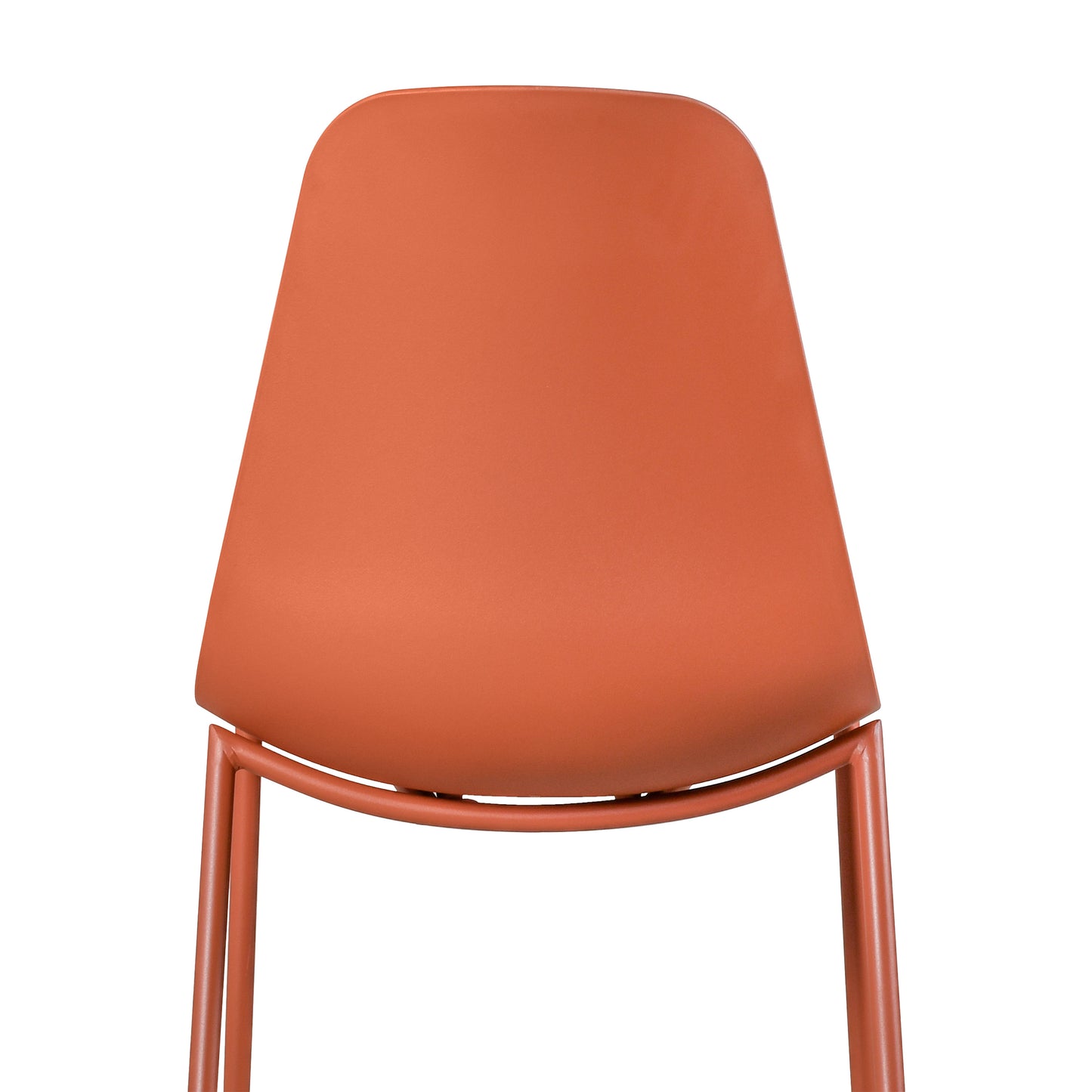 Isla Dining Chair | Coral Red | Set of 4