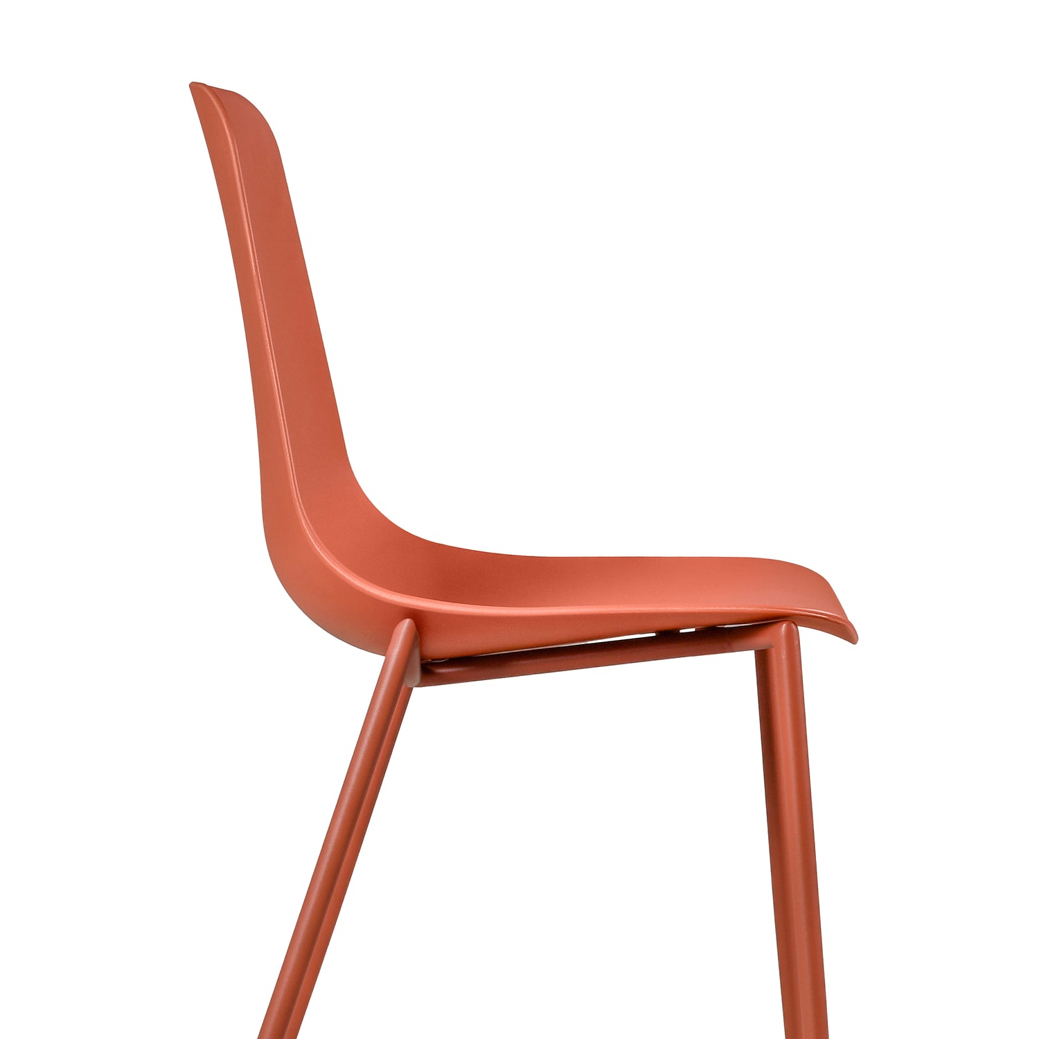 Isla Dining Chair | Coral Red | Set of 4 