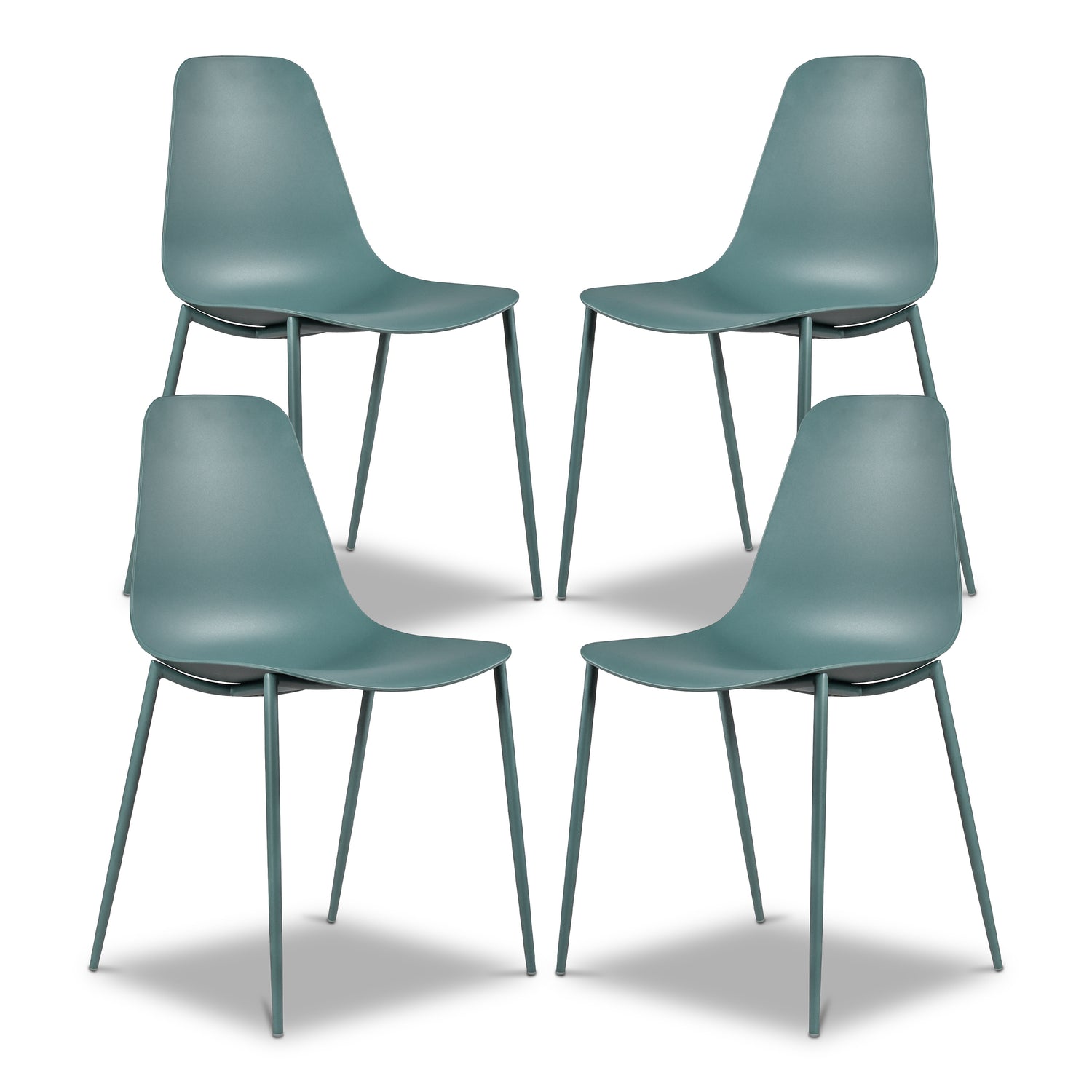 Isla Dining Chair | Coastal Blue | Set of 4 