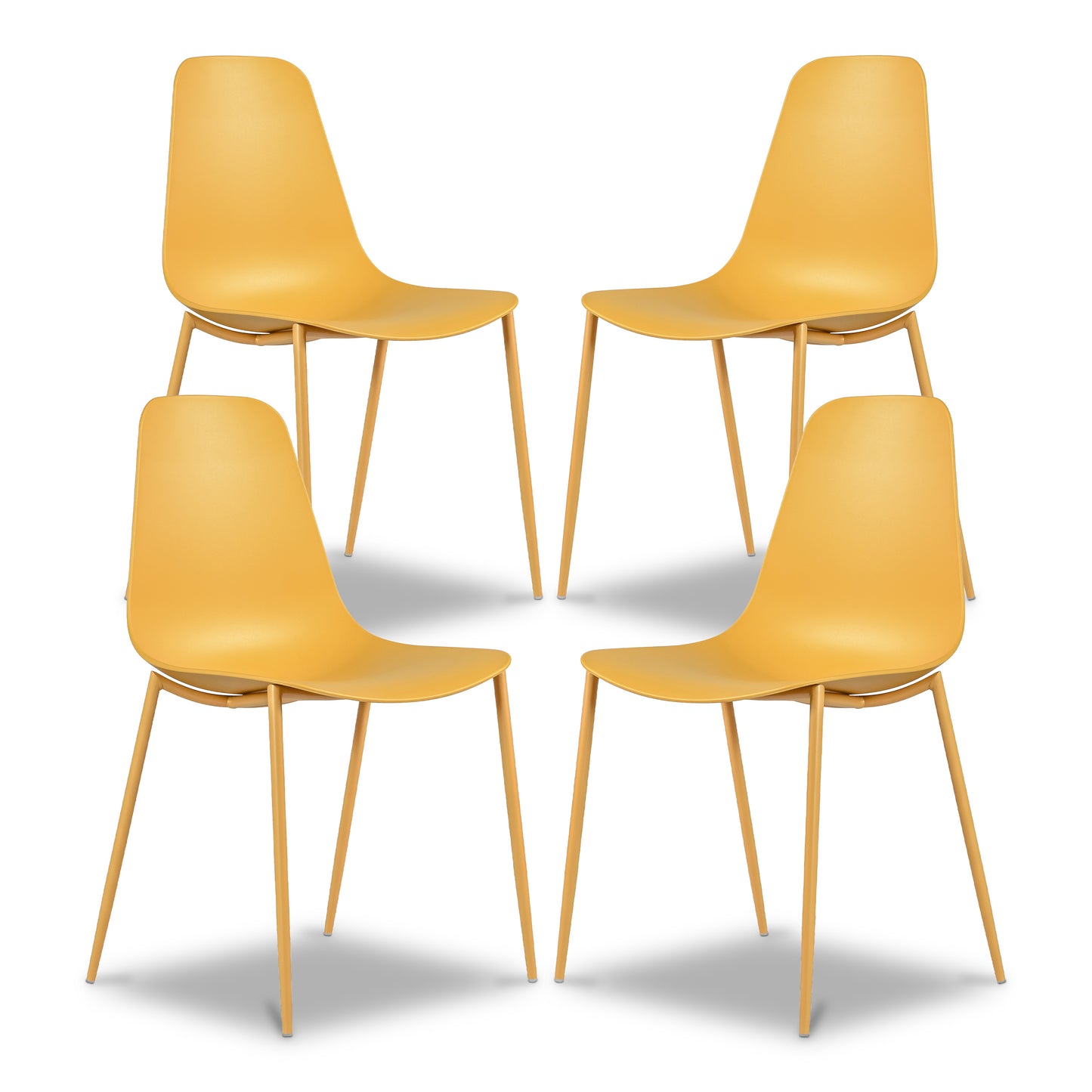 Isla Dining Chair | Golden Honey | Set of 4