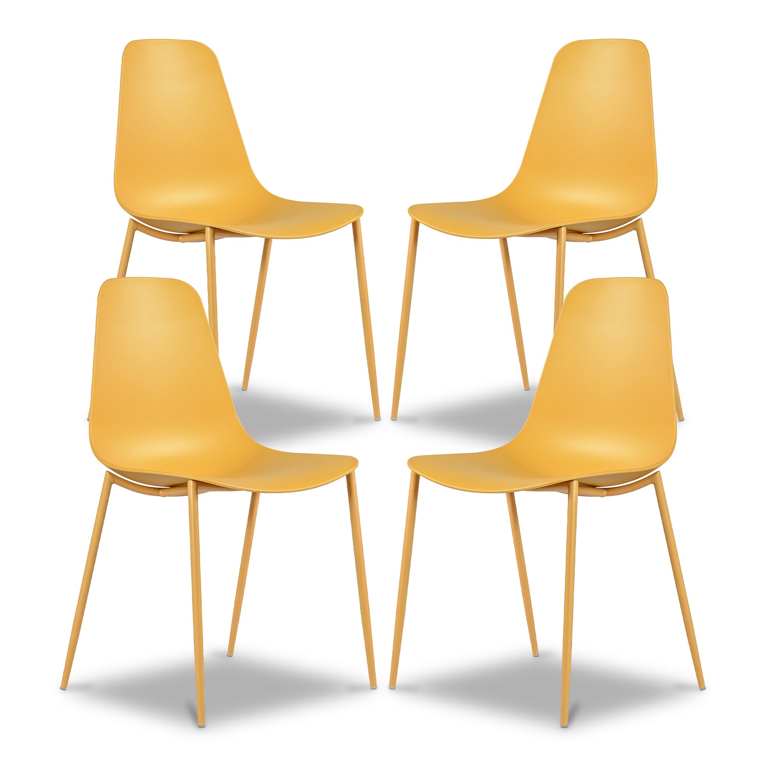 Isla Dining Chair | Golden Honey | Set of 4 