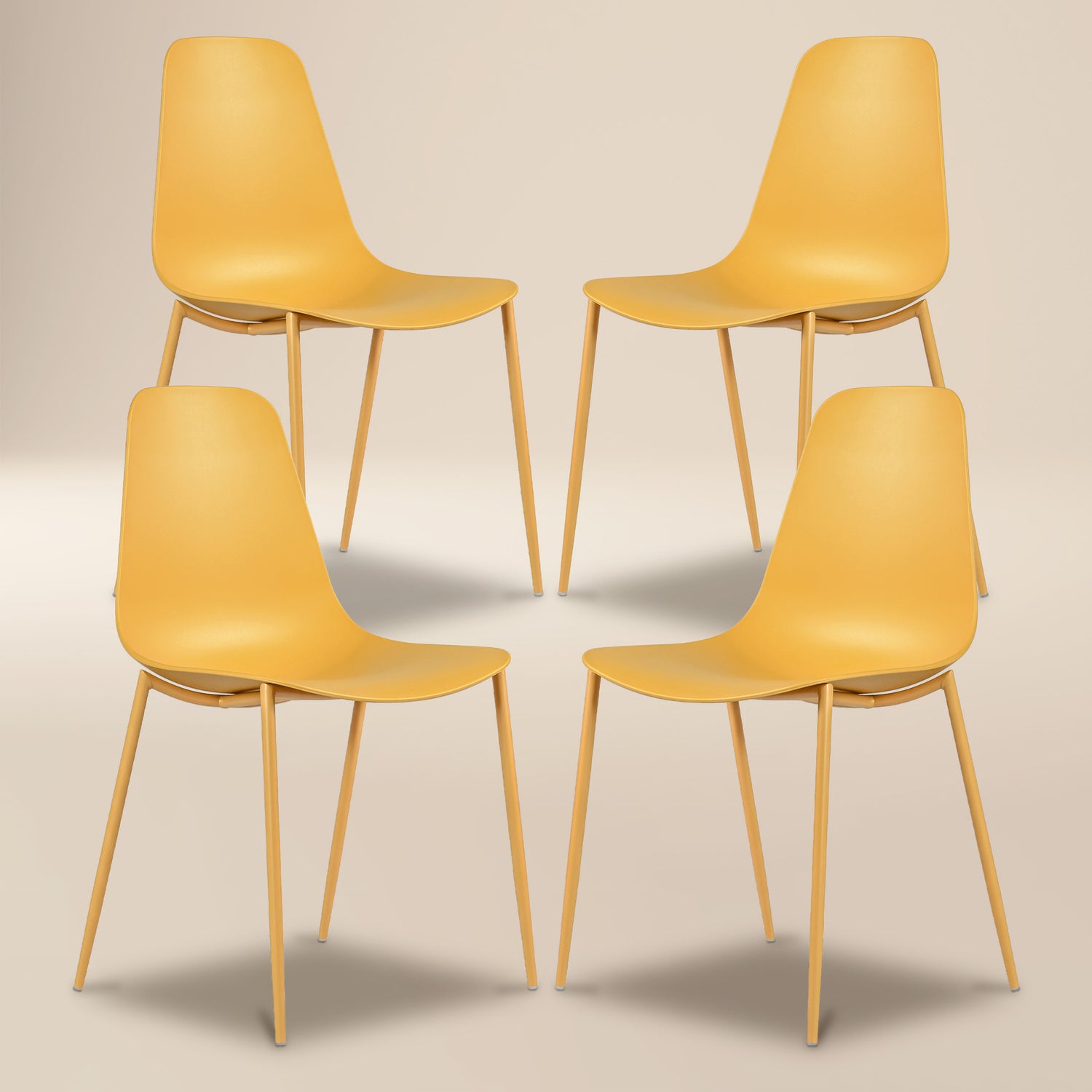 Isla Dining Chair | Golden Honey | Set of 4 