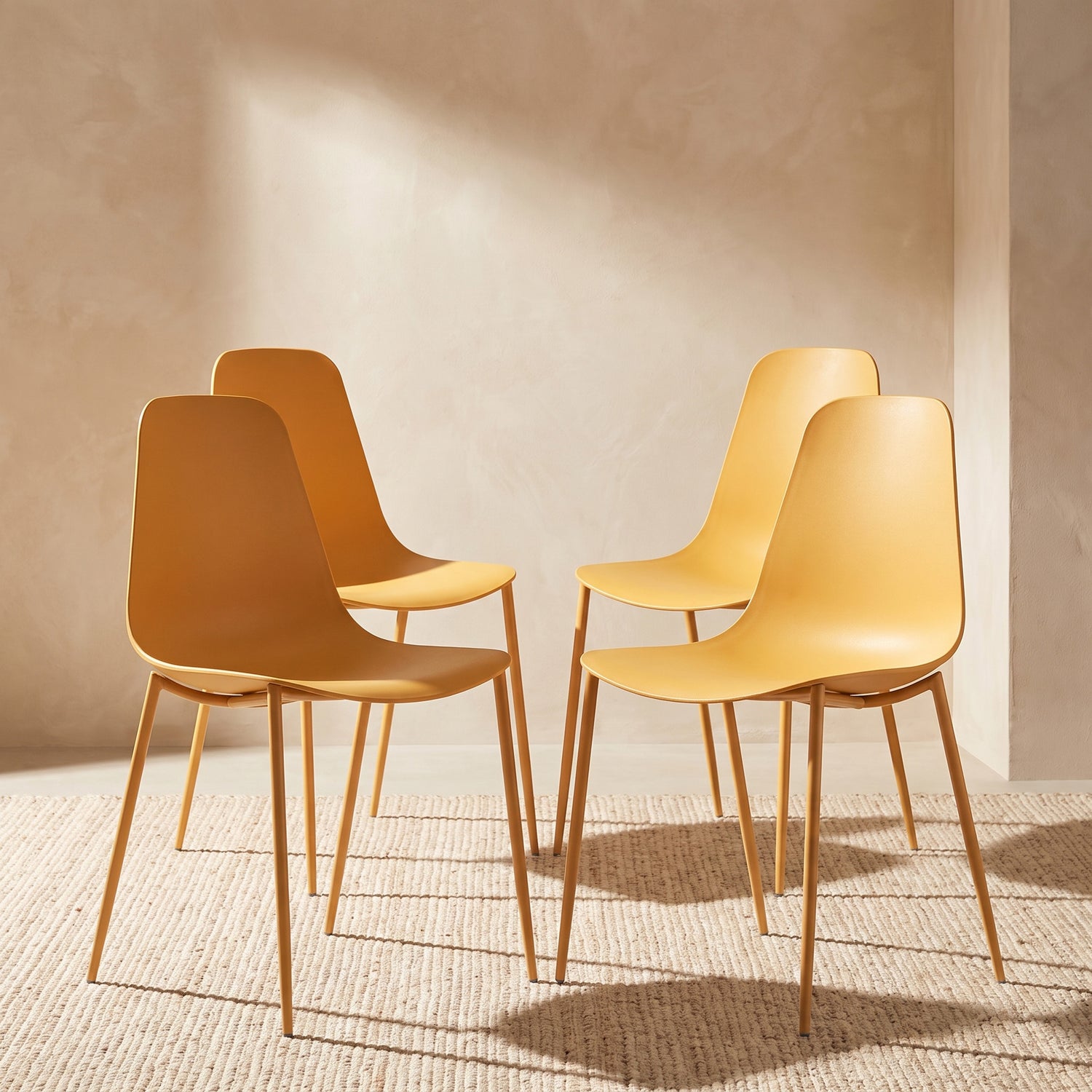 Isla Dining Chair | Golden Honey | Set of 4 lifestyle_image