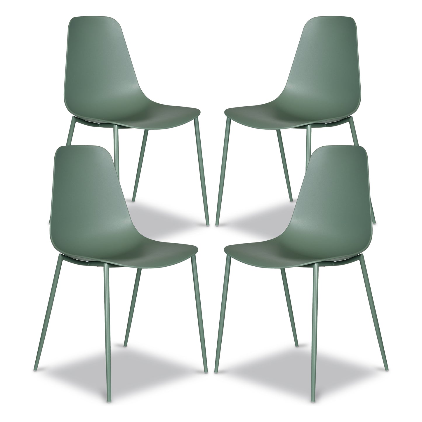 Isla Dining Chair | Pistachio Green | Set of 4