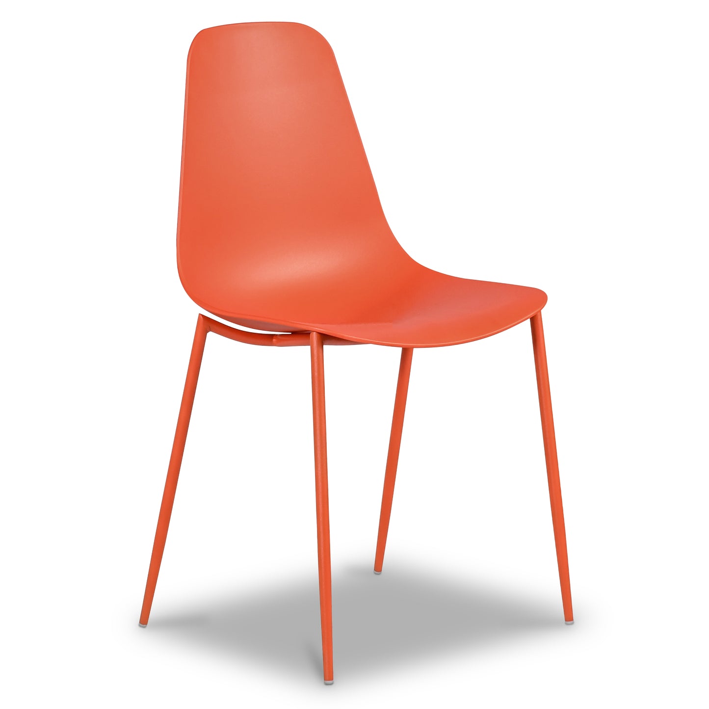 Isla Dining Chair | Orange | Set of 4
