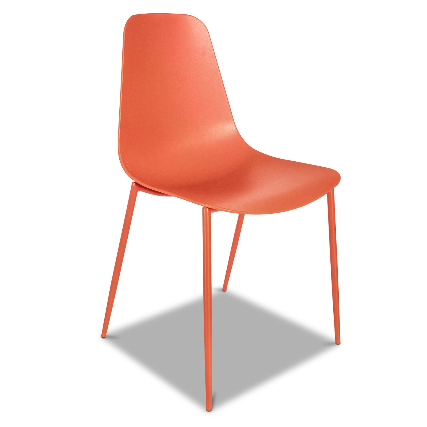Isla Dining Chair | Orange | Set of 4