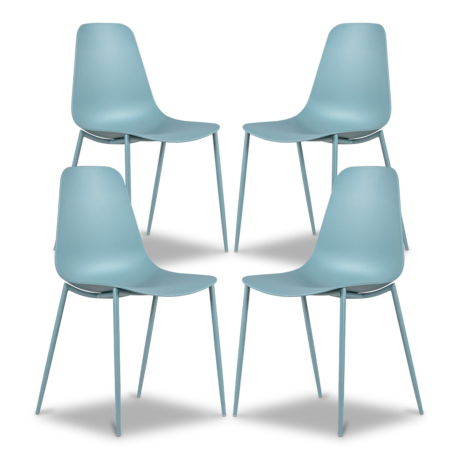 Isla Dining Chair | Powder Blue | Set of 4 