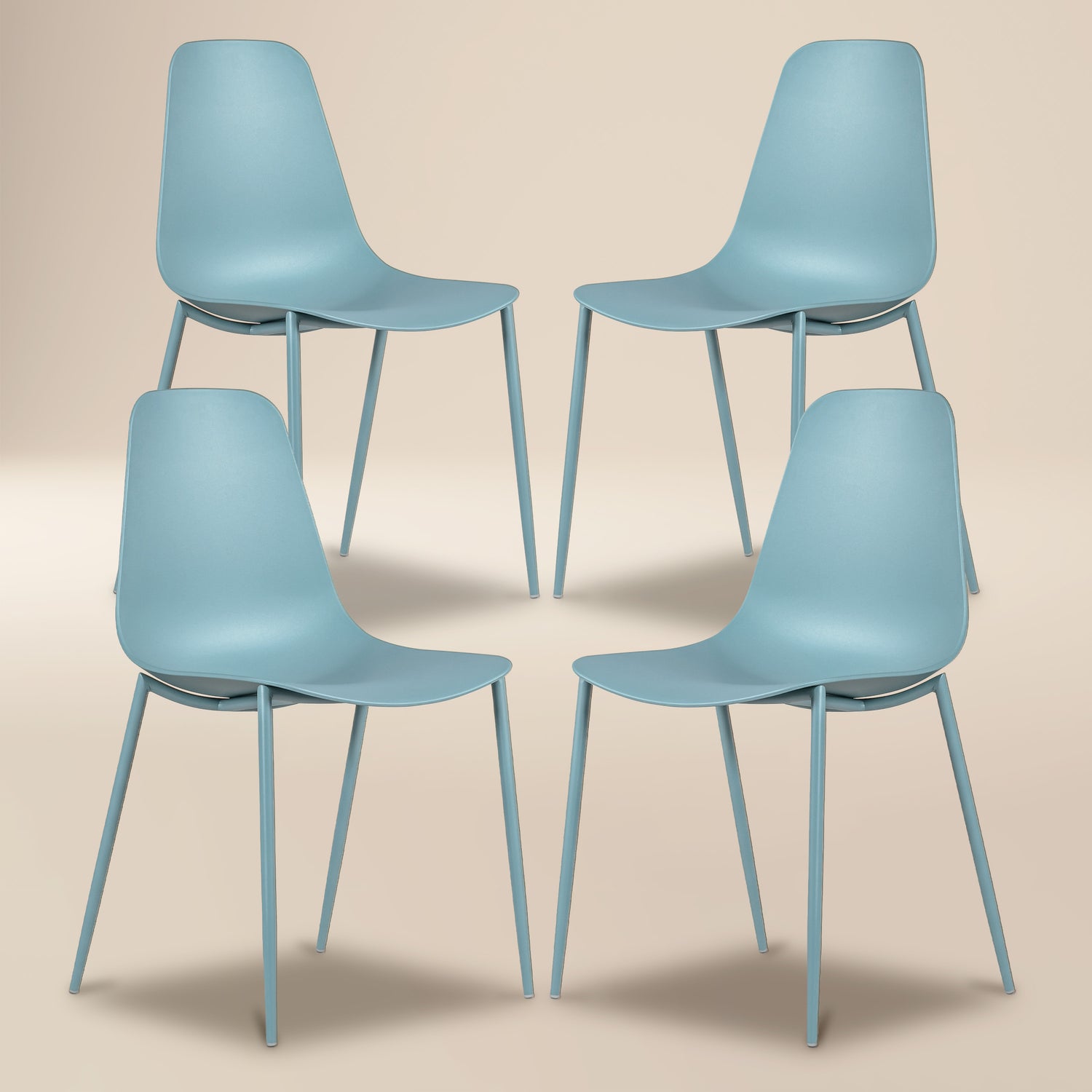 Isla Dining Chair | Powder Blue | Set of 4 