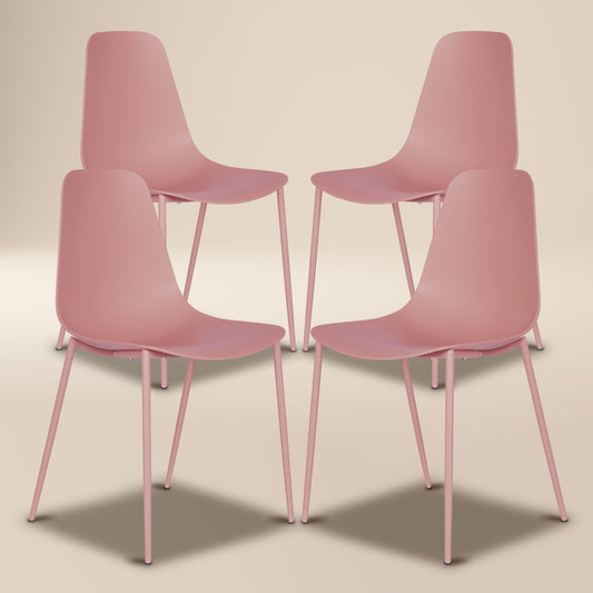Isla Dining Chair | Blush Pink | Set of 4