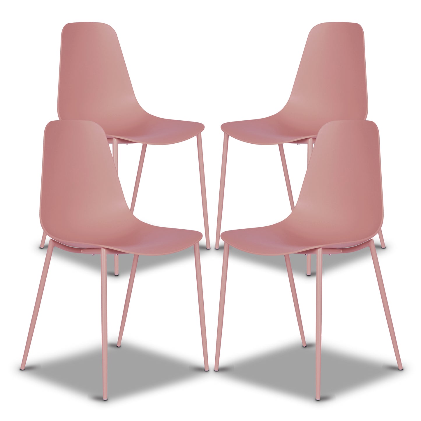 Isla Dining Chair | Blush Pink | Set of 4