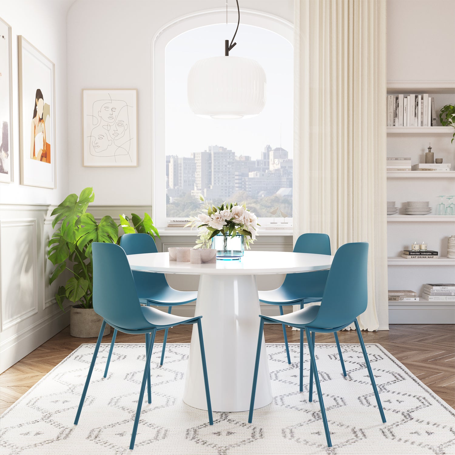 Isla Dining Chair | Ocean Teal | Set of 4 