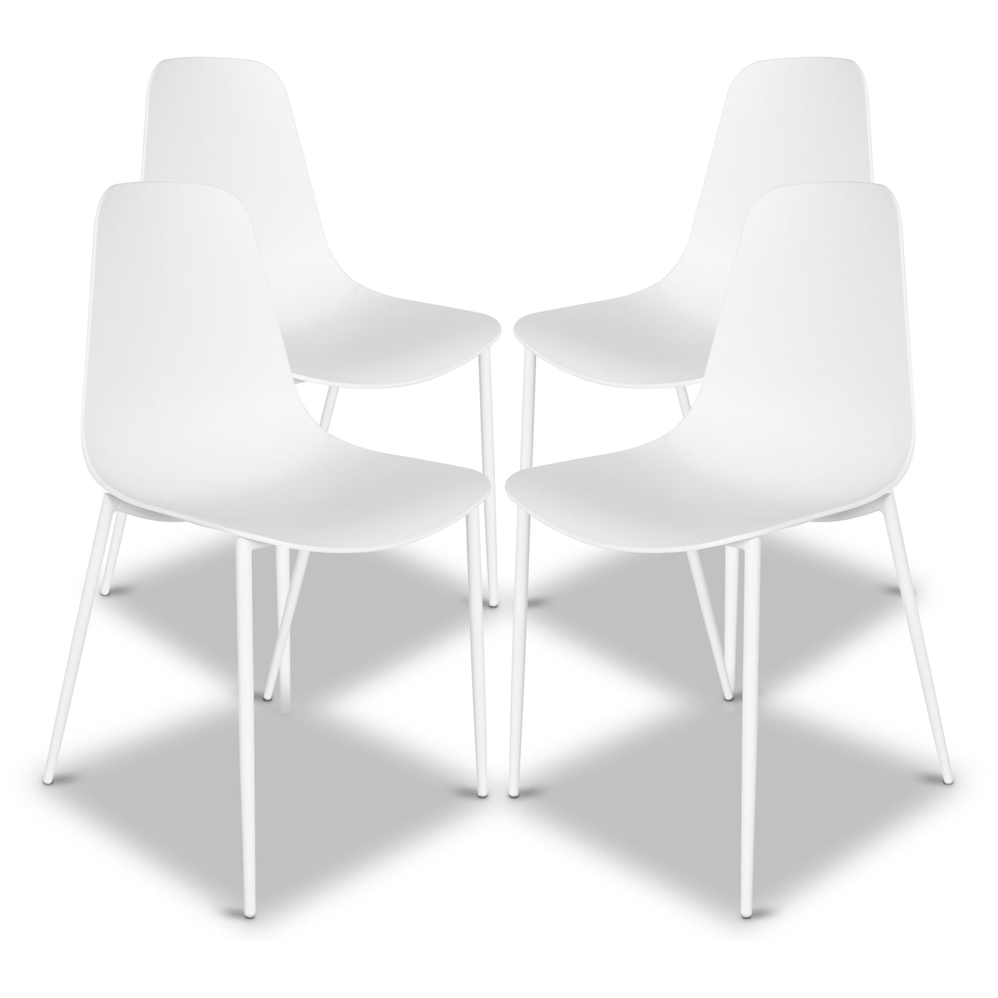 Isla Dining Chair | White | Set of 4