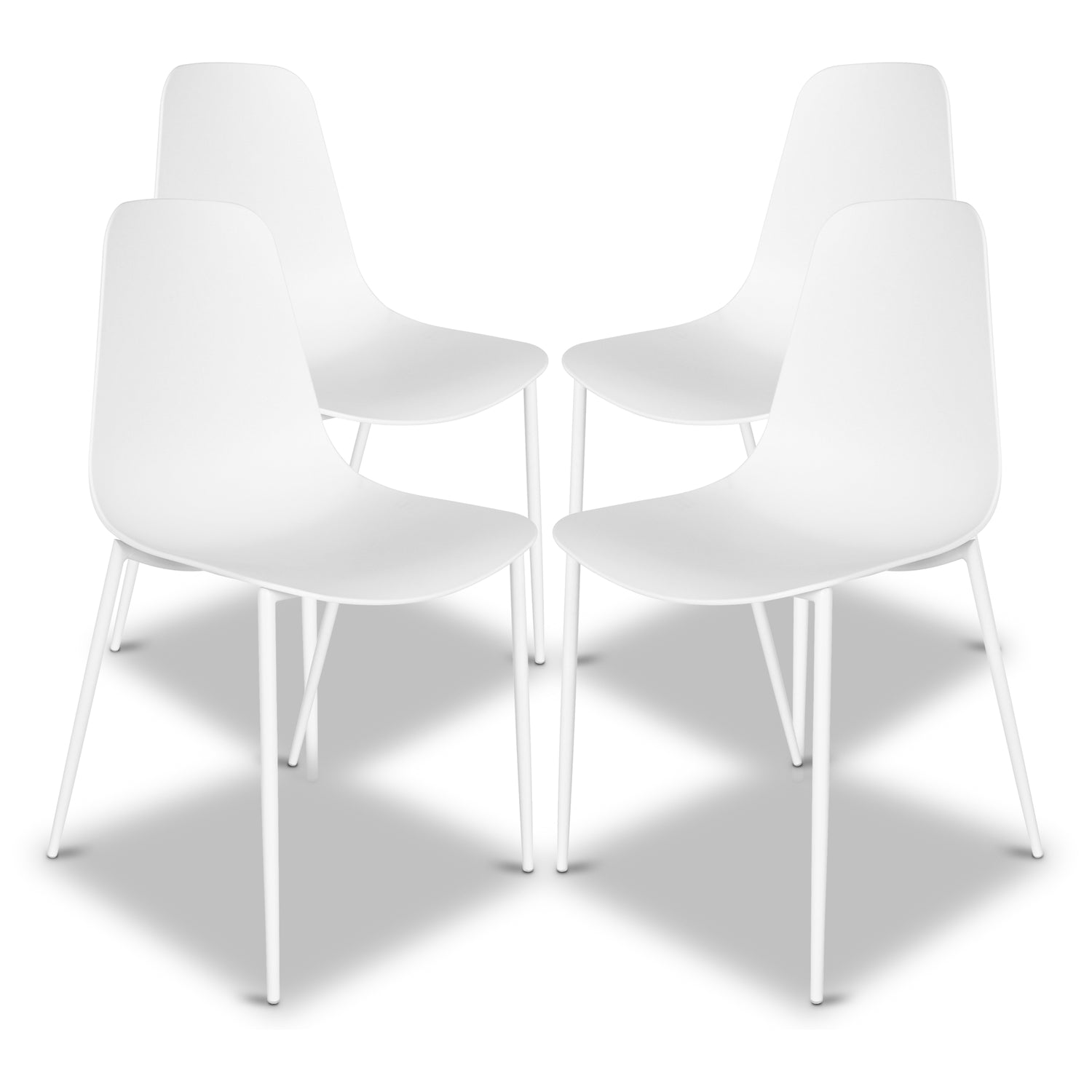 Isla Dining Chair | White | Set of 4 