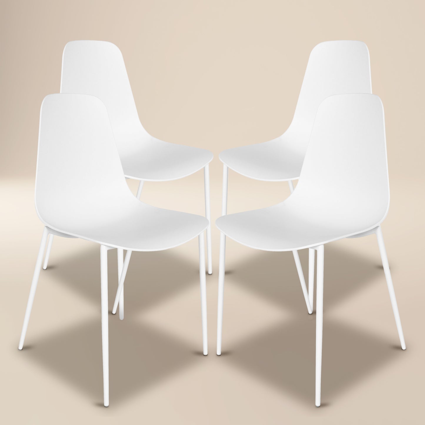 Isla Dining Chair | White | Set of 4