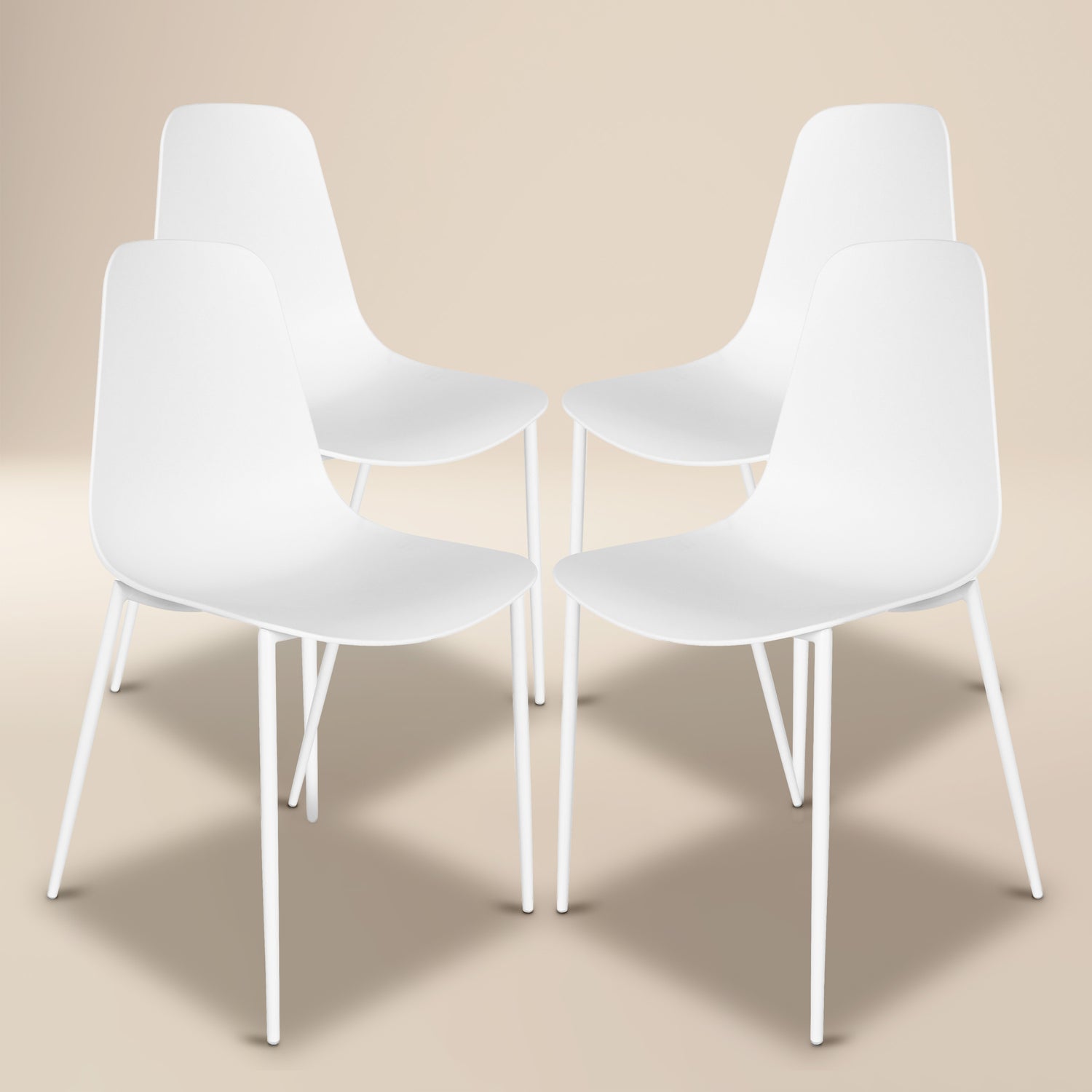 Isla Dining Chair | White | Set of 4 