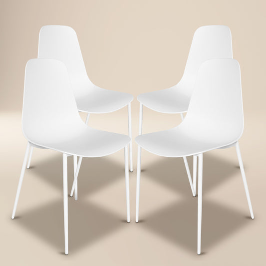 Isla Dining Chair | White | Set of 4