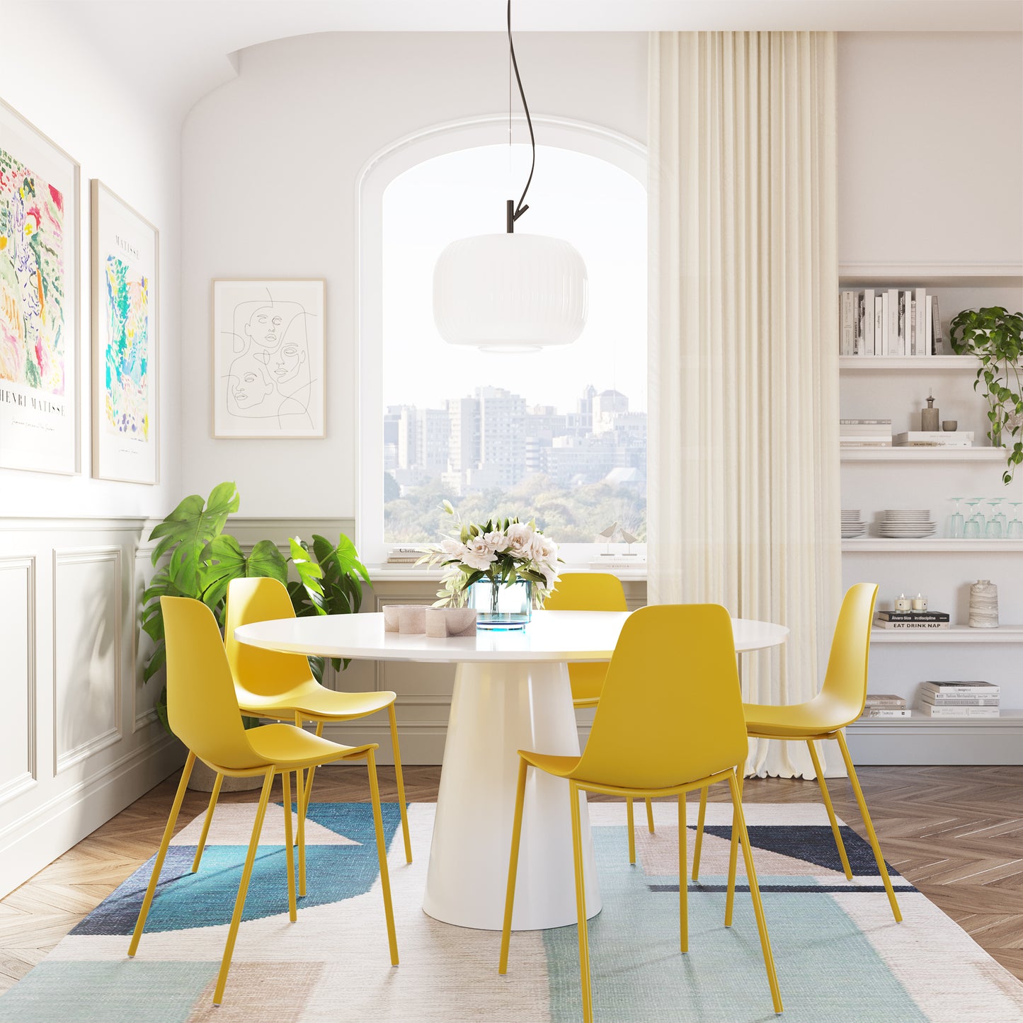 Isla Dining Chair | Sunburst Yellow | Set of 4