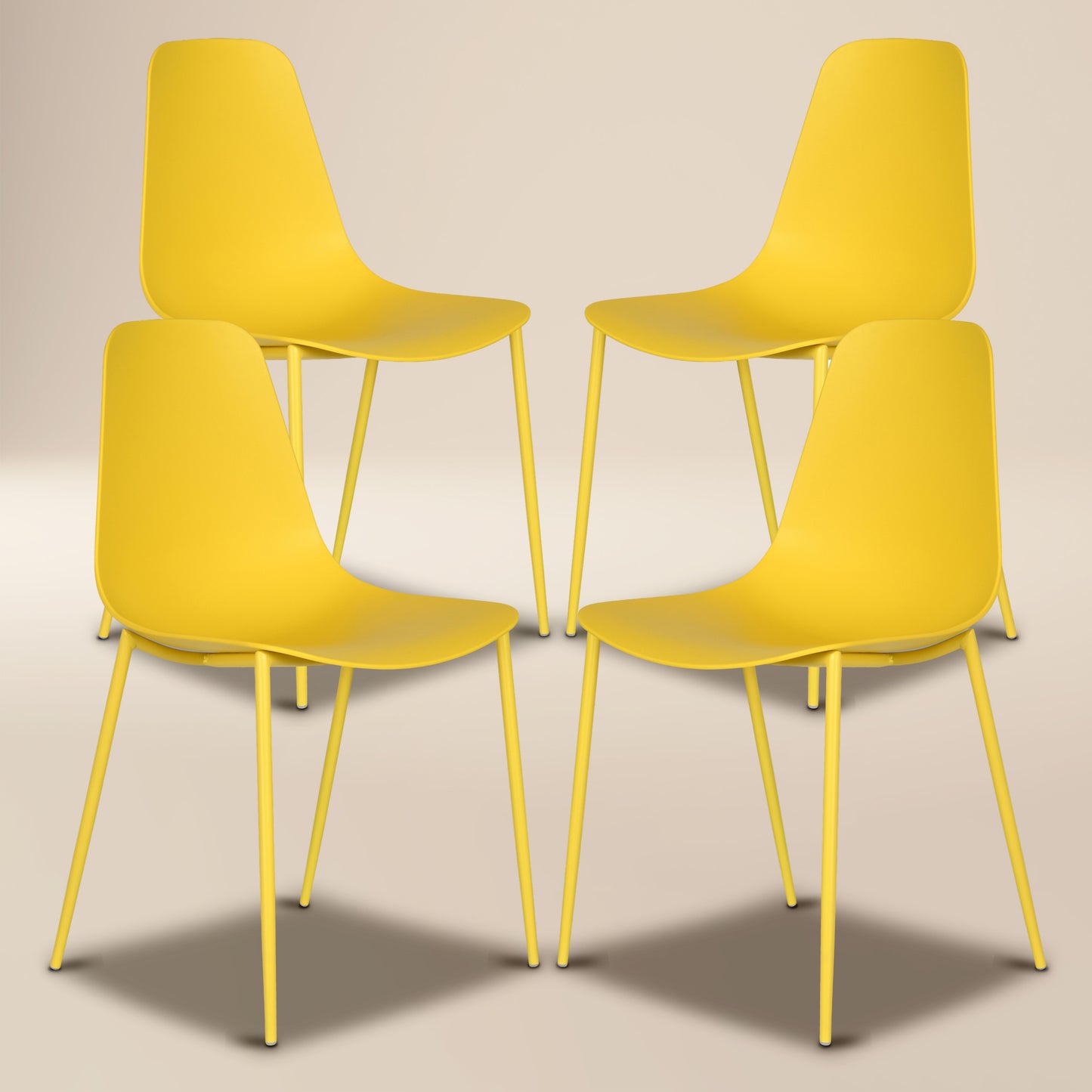 Isla Dining Chair | Sunburst Yellow | Set of 4