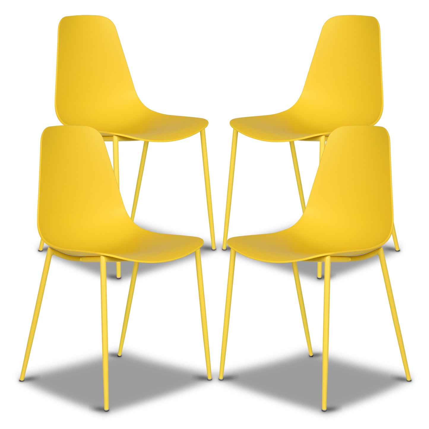 Isla Dining Chair | Sunburst Yellow | Set of 4