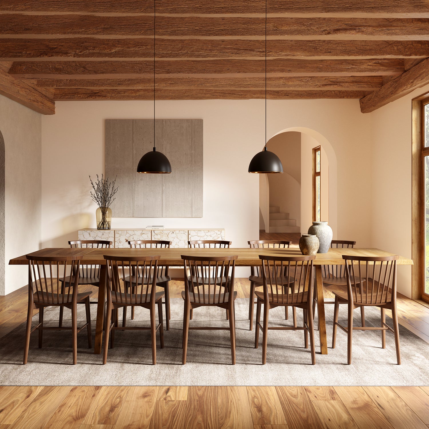 Savannah Extension Dining Table (86