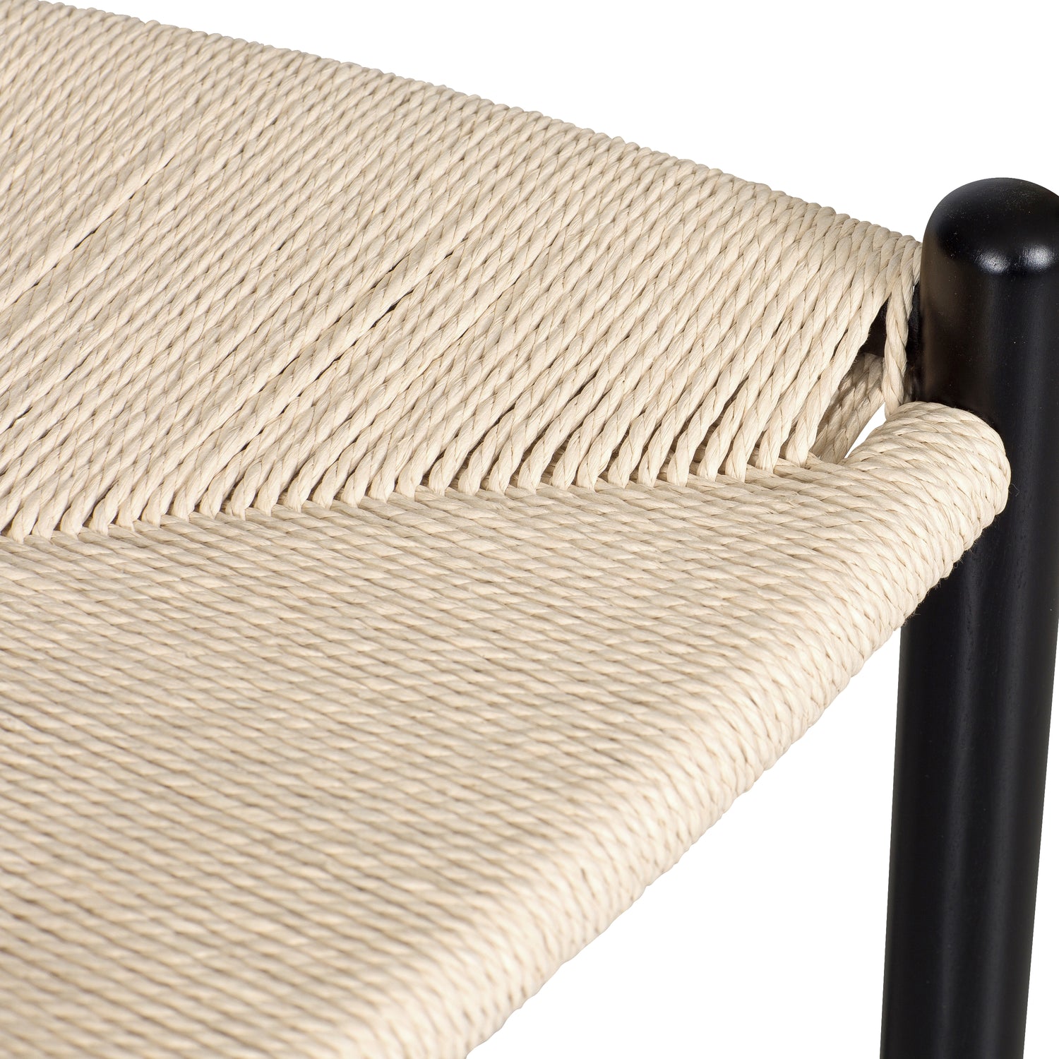 Weave Counter Stool | Black 
