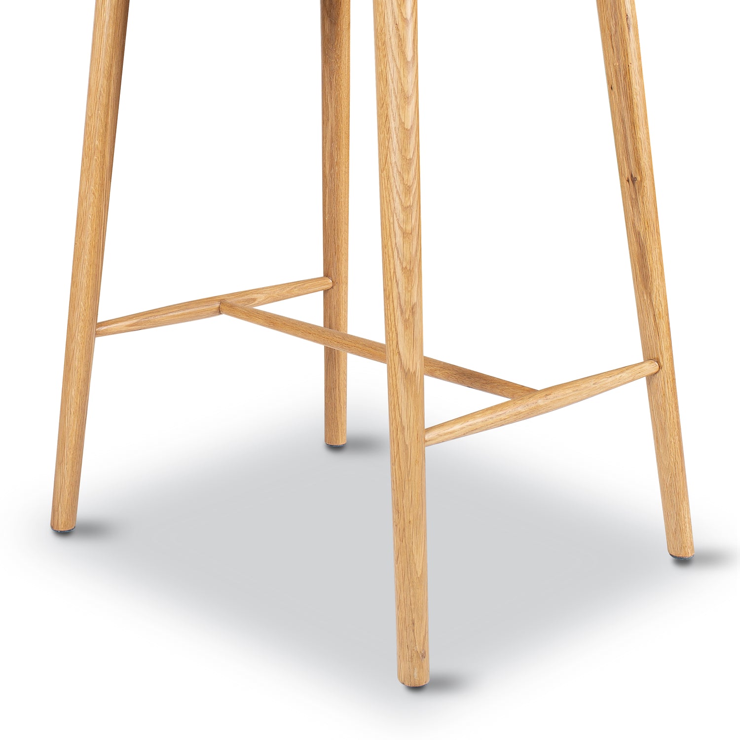 Bonato Leather Counter Stool | Caramel Tan/Oak 