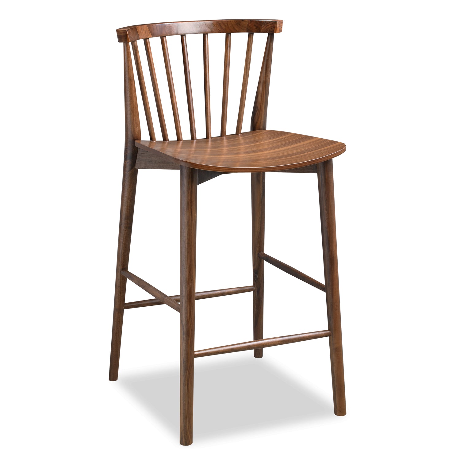 Ligna Counter Stool | Walnut 