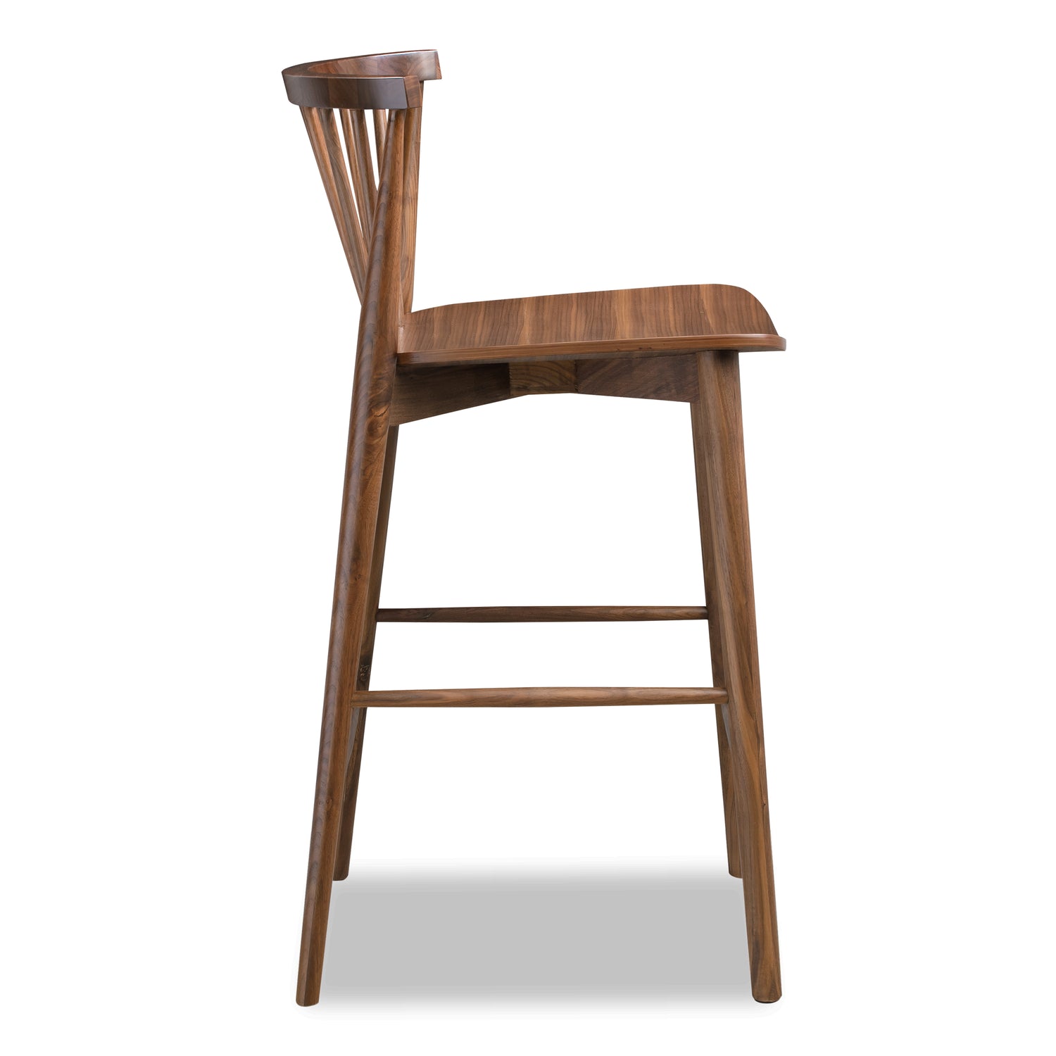 Ligna Counter Stool | Walnut 